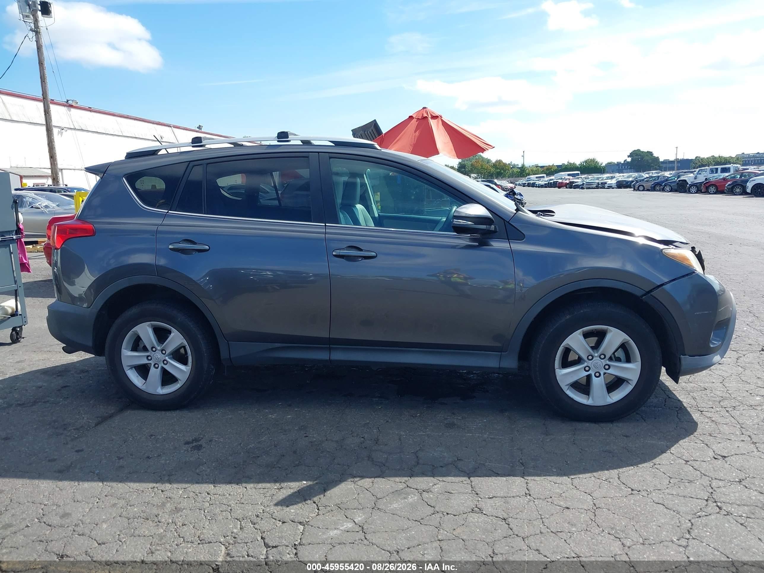 2013 Toyota Rav4 Xle Серый vin: 2T3RFREV2DW026700