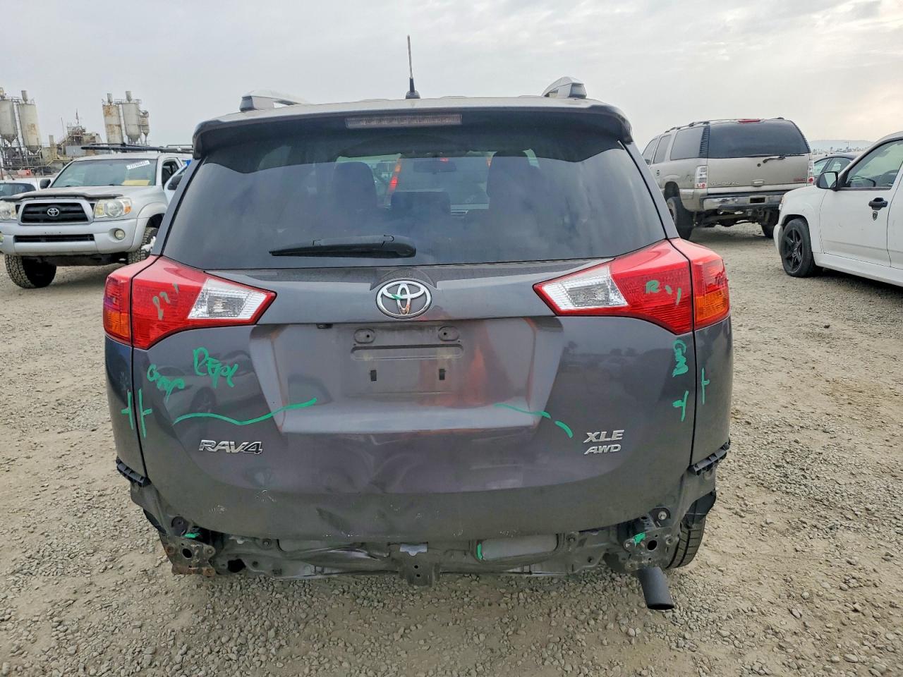 2013 Toyota Rav4 Xle Gray vin: 2T3RFREV2DW029225