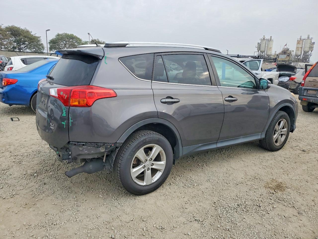 2013 Toyota Rav4 Xle Gray vin: 2T3RFREV2DW029225