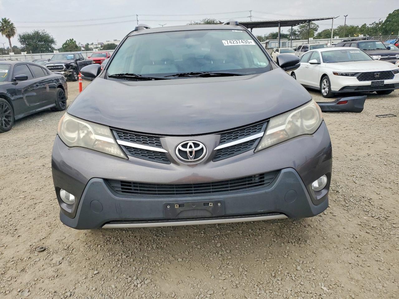 2013 Toyota Rav4 Xle Gray vin: 2T3RFREV2DW029225
