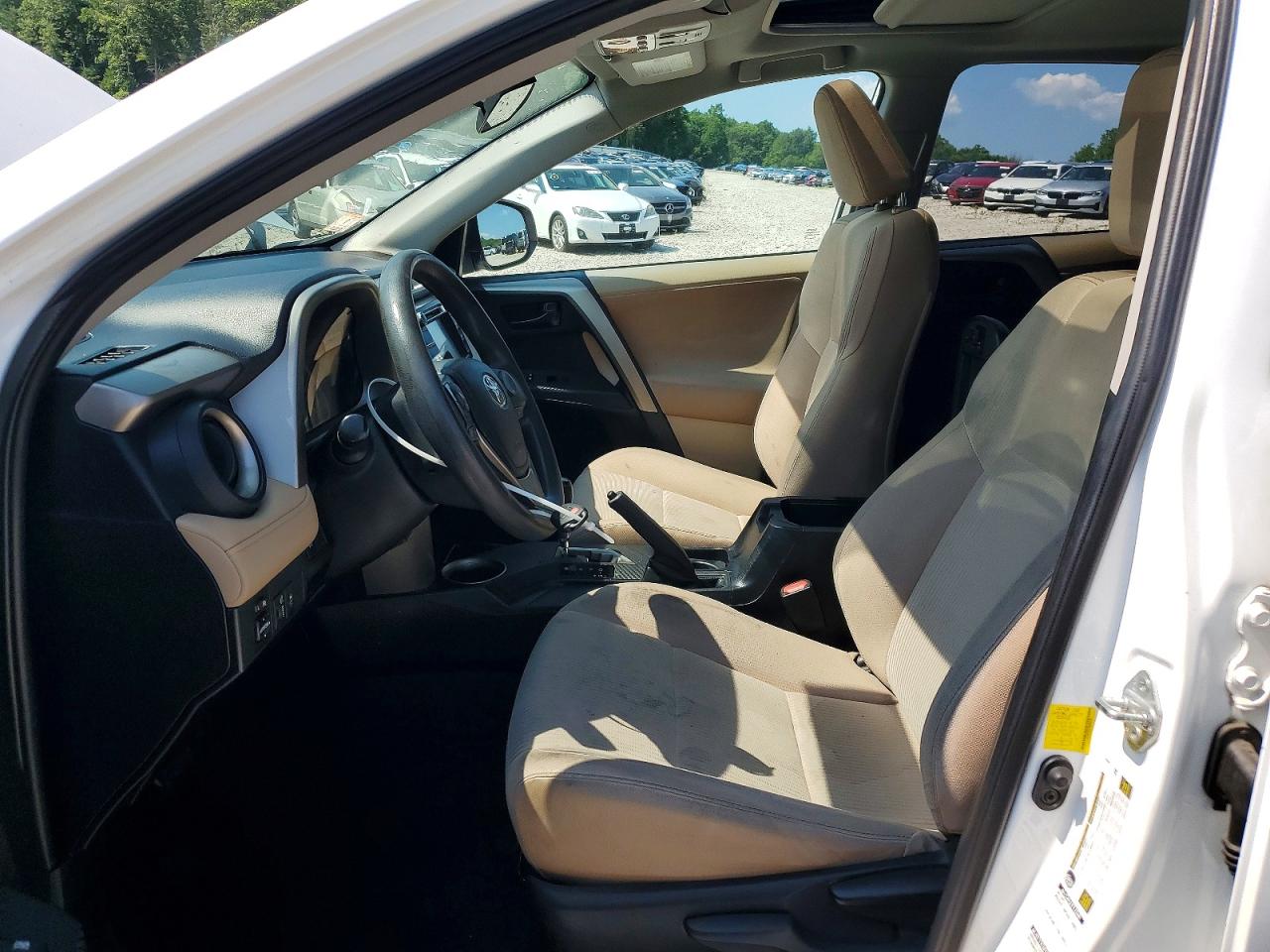 2013 Toyota Rav4 Xle White vin: 2T3RFREV2DW058191