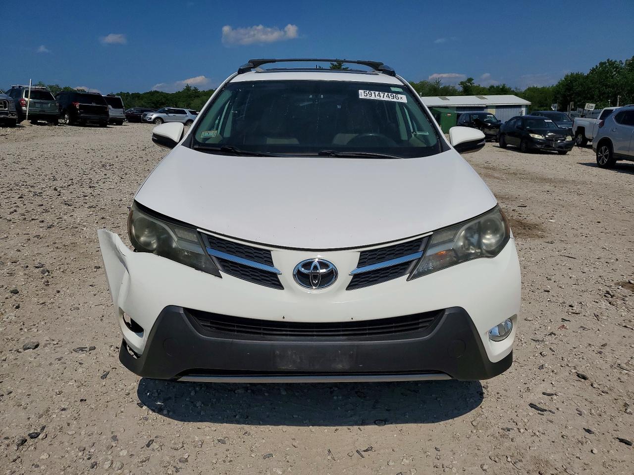 2013 Toyota Rav4 Xle White vin: 2T3RFREV2DW058191