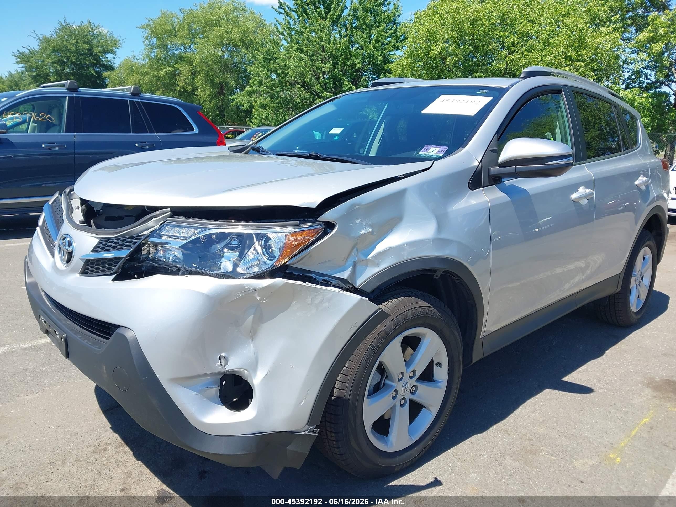 2013 Toyota Rav4 Xle Silver vin: 2T3RFREV2DW067053