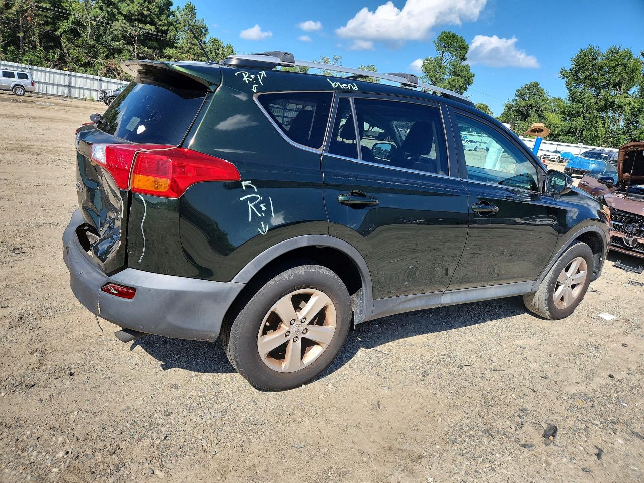 2013 Toyota Rav4 Xle Green vin: 2T3RFREV2DW081440