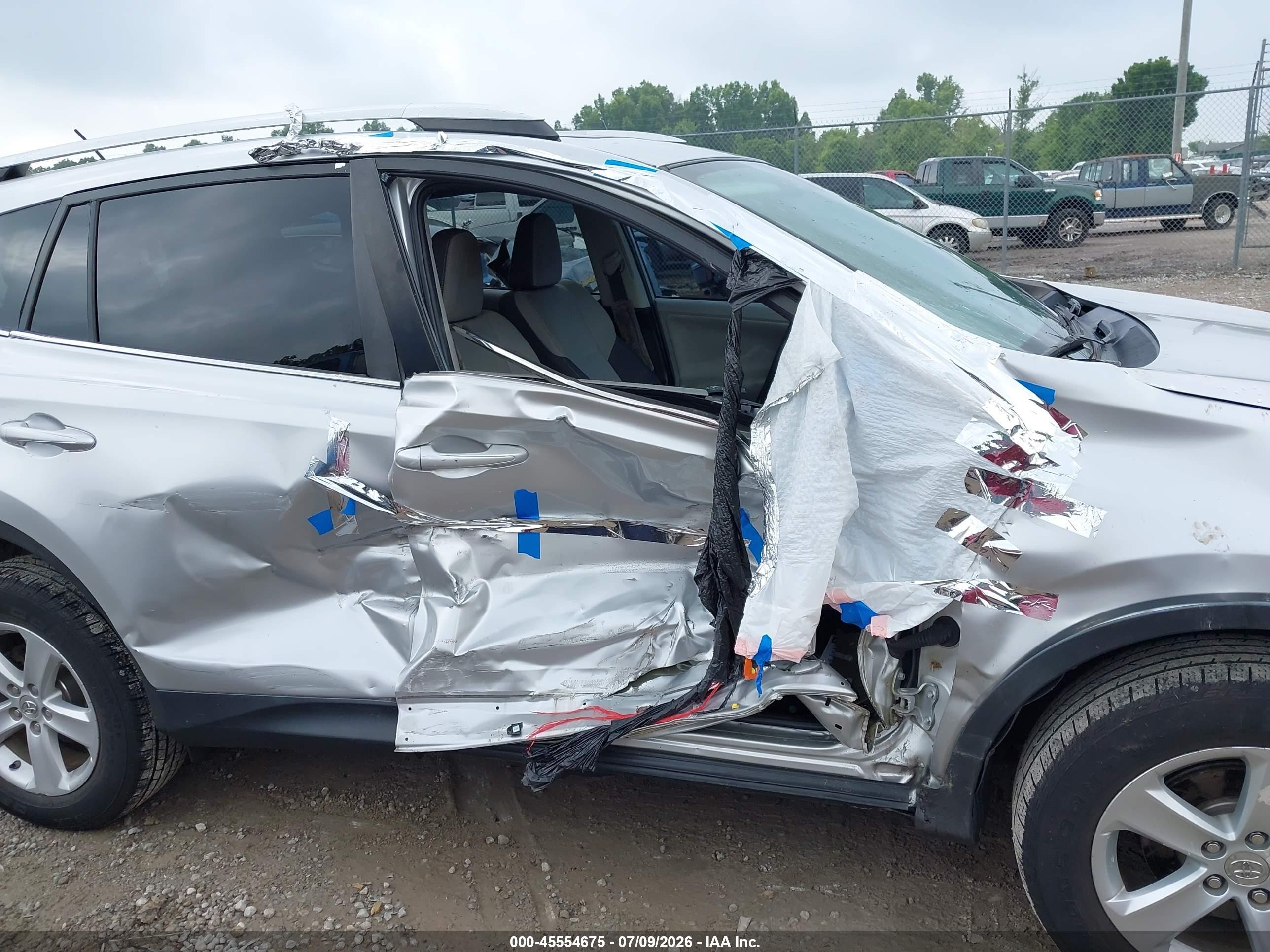 2013 Toyota Rav4 Xle Silver vin: 2T3RFREV2DW100486