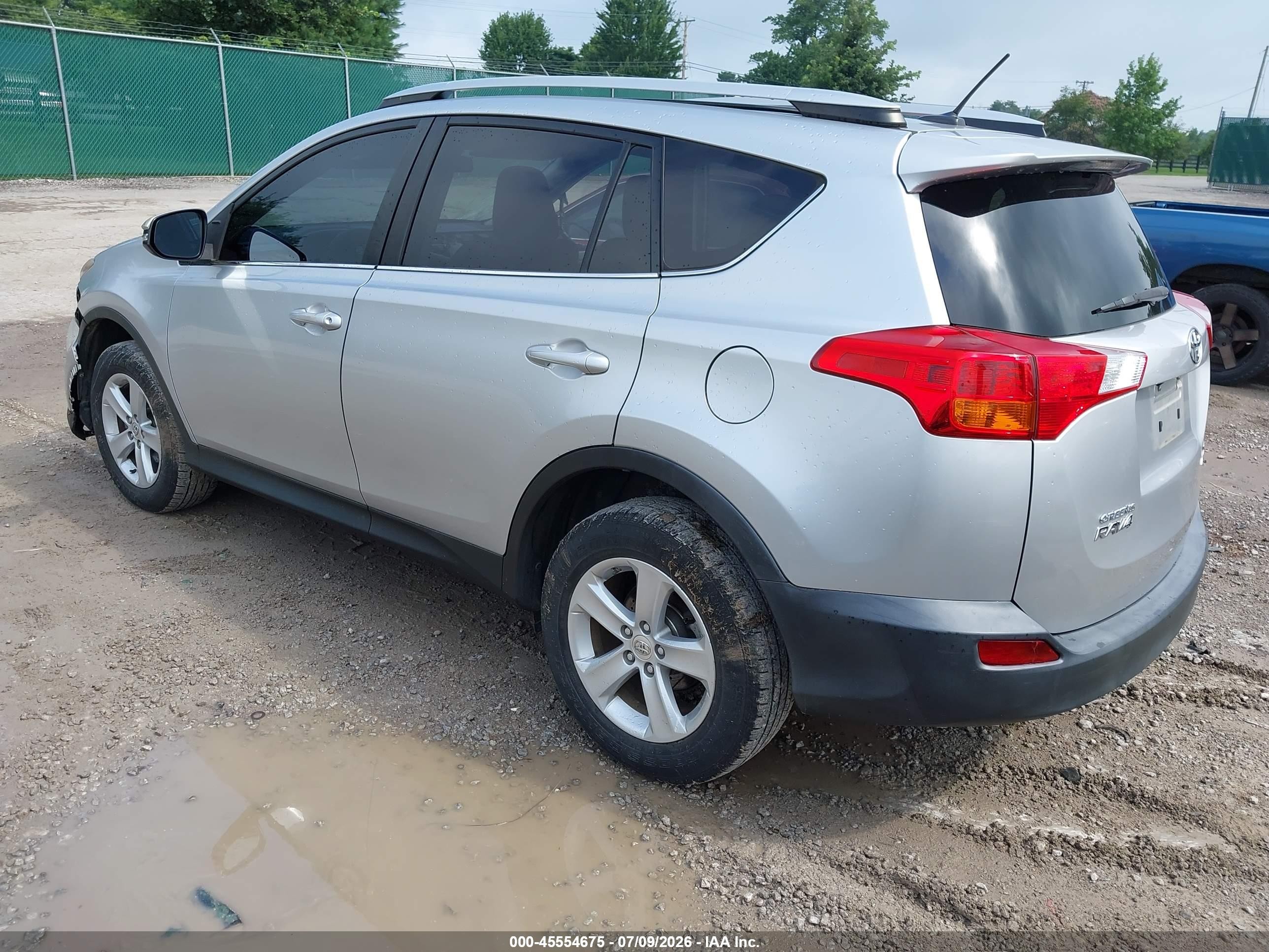 2013 Toyota Rav4 Xle Silver vin: 2T3RFREV2DW100486
