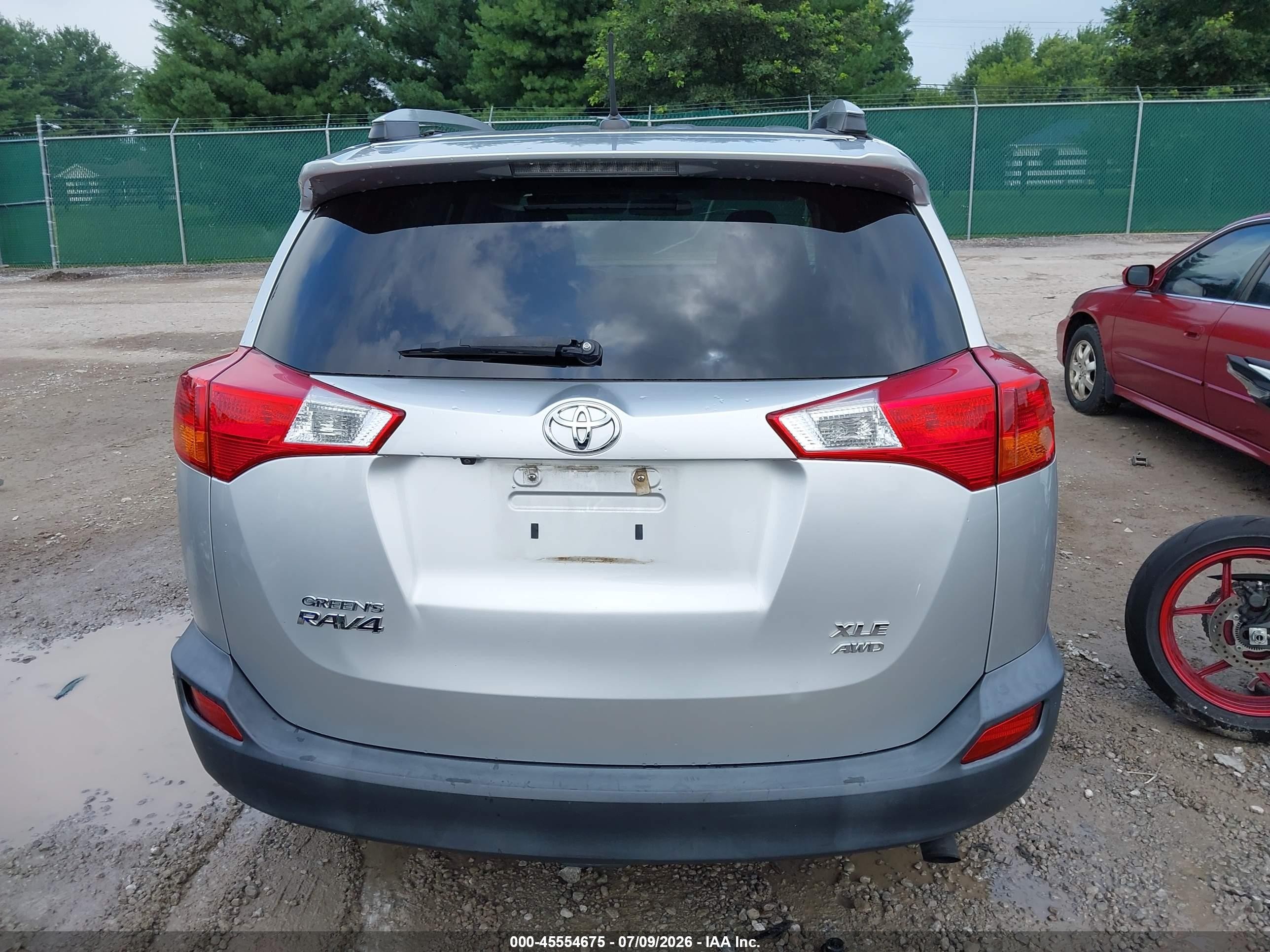 2013 Toyota Rav4 Xle Silver vin: 2T3RFREV2DW100486
