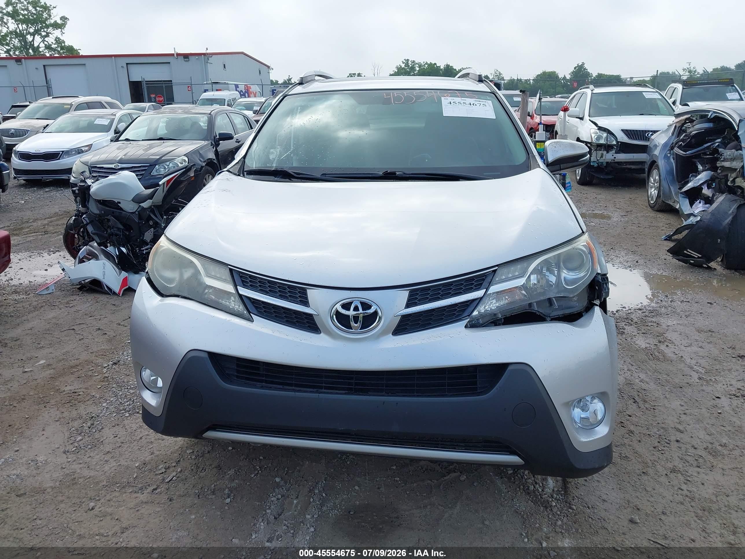2013 Toyota Rav4 Xle Silver vin: 2T3RFREV2DW100486