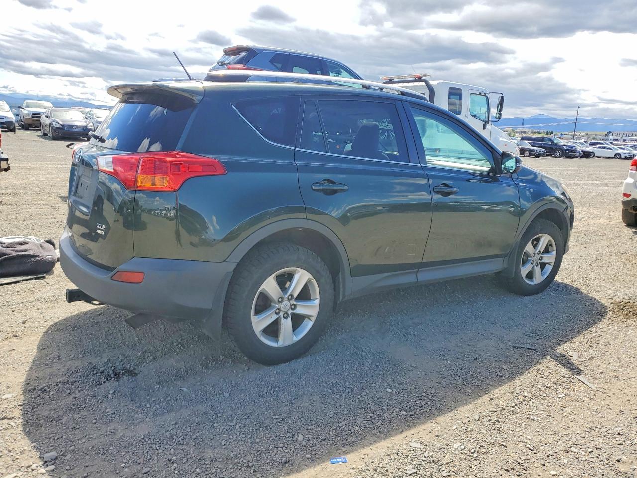 2013 Toyota Rav4 Xle Green vin: 2T3RFREV2DW102058