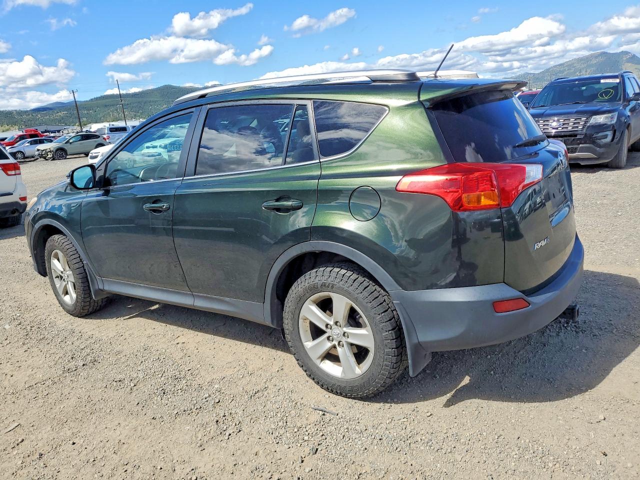 2013 Toyota Rav4 Xle Green vin: 2T3RFREV2DW102058