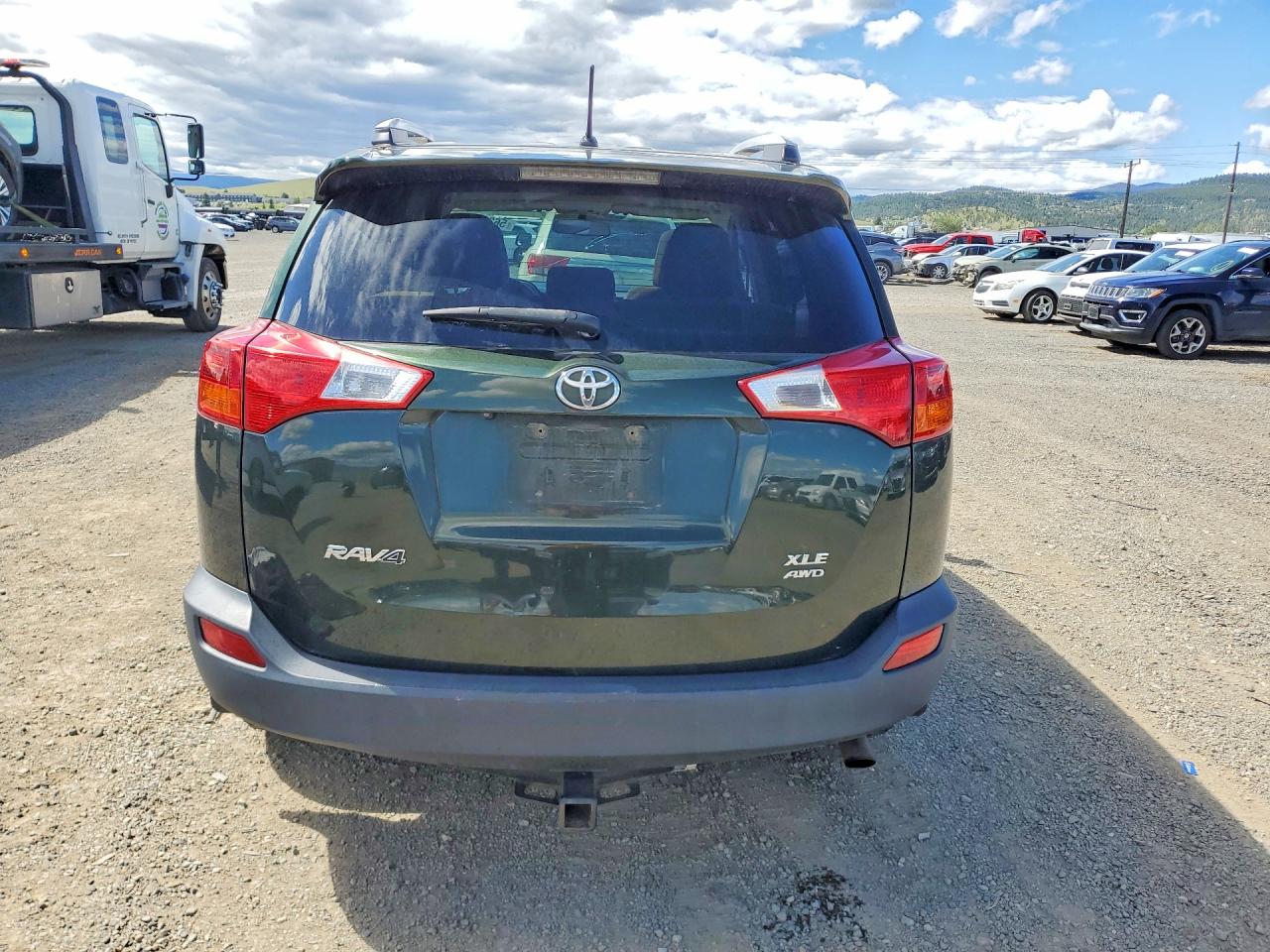 2013 Toyota Rav4 Xle Green vin: 2T3RFREV2DW102058