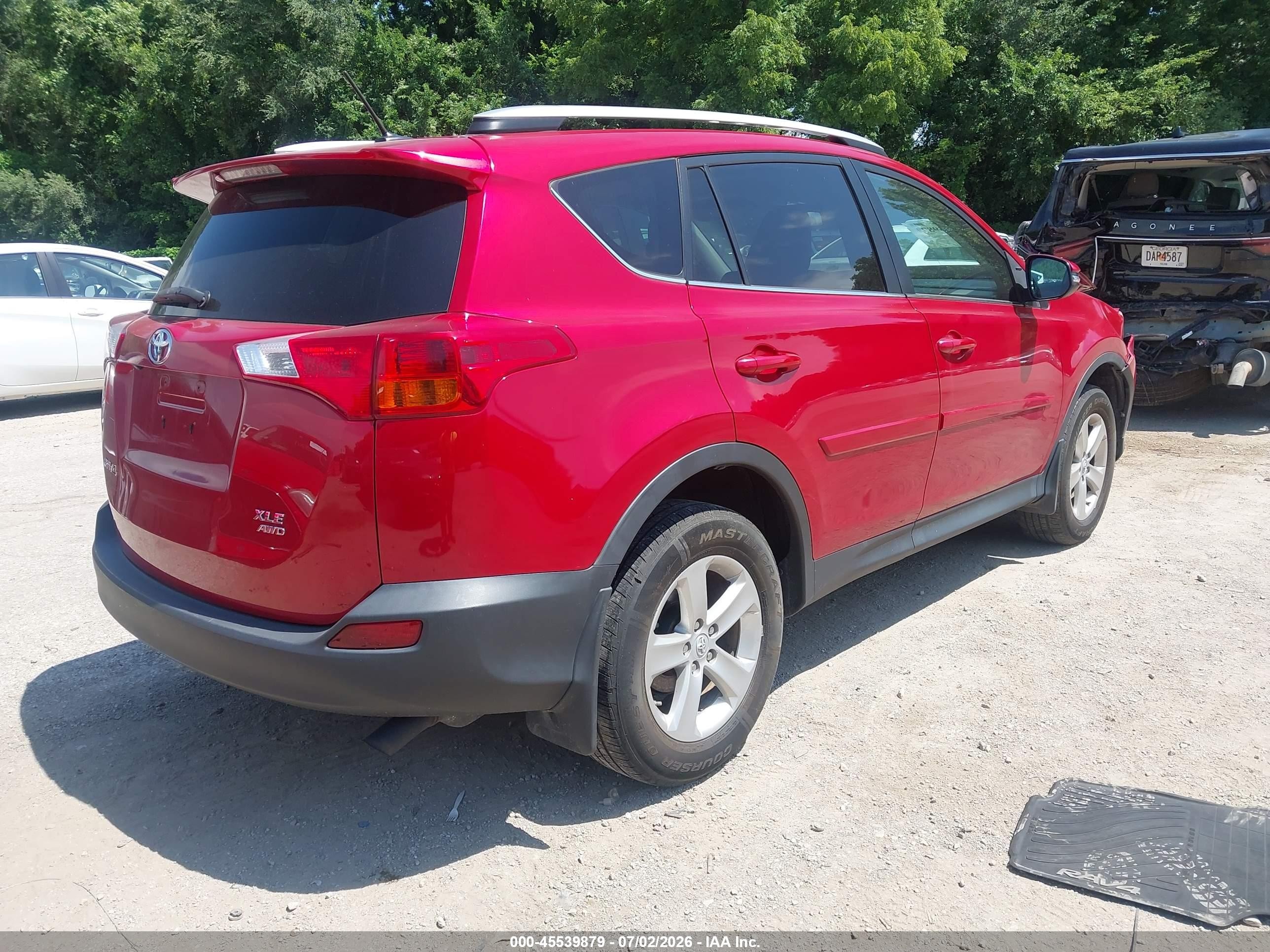 2013 Toyota Rav4 Xle Red vin: 2T3RFREV2DW121757