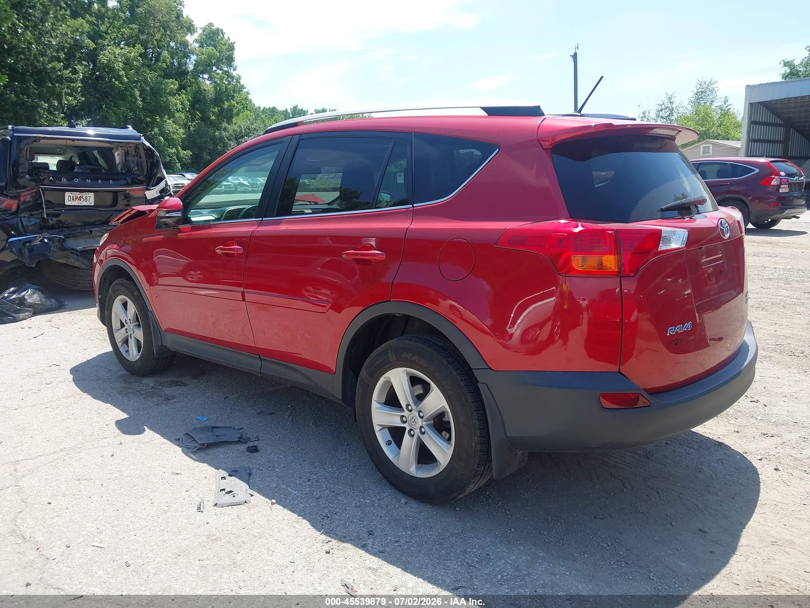 2013 Toyota Rav4 Xle Red vin: 2T3RFREV2DW121757
