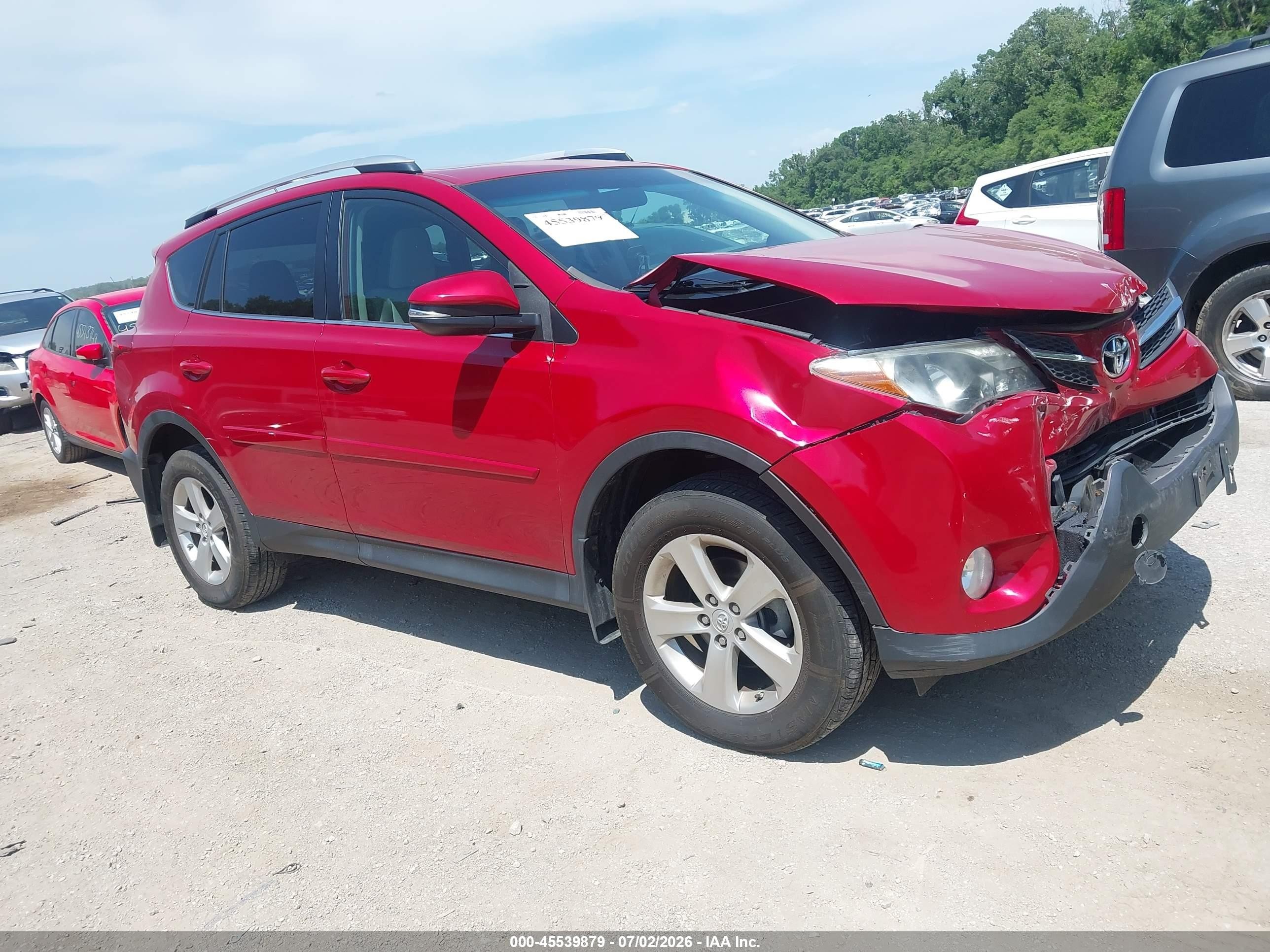 2013 Toyota Rav4 Xle Red vin: 2T3RFREV2DW121757
