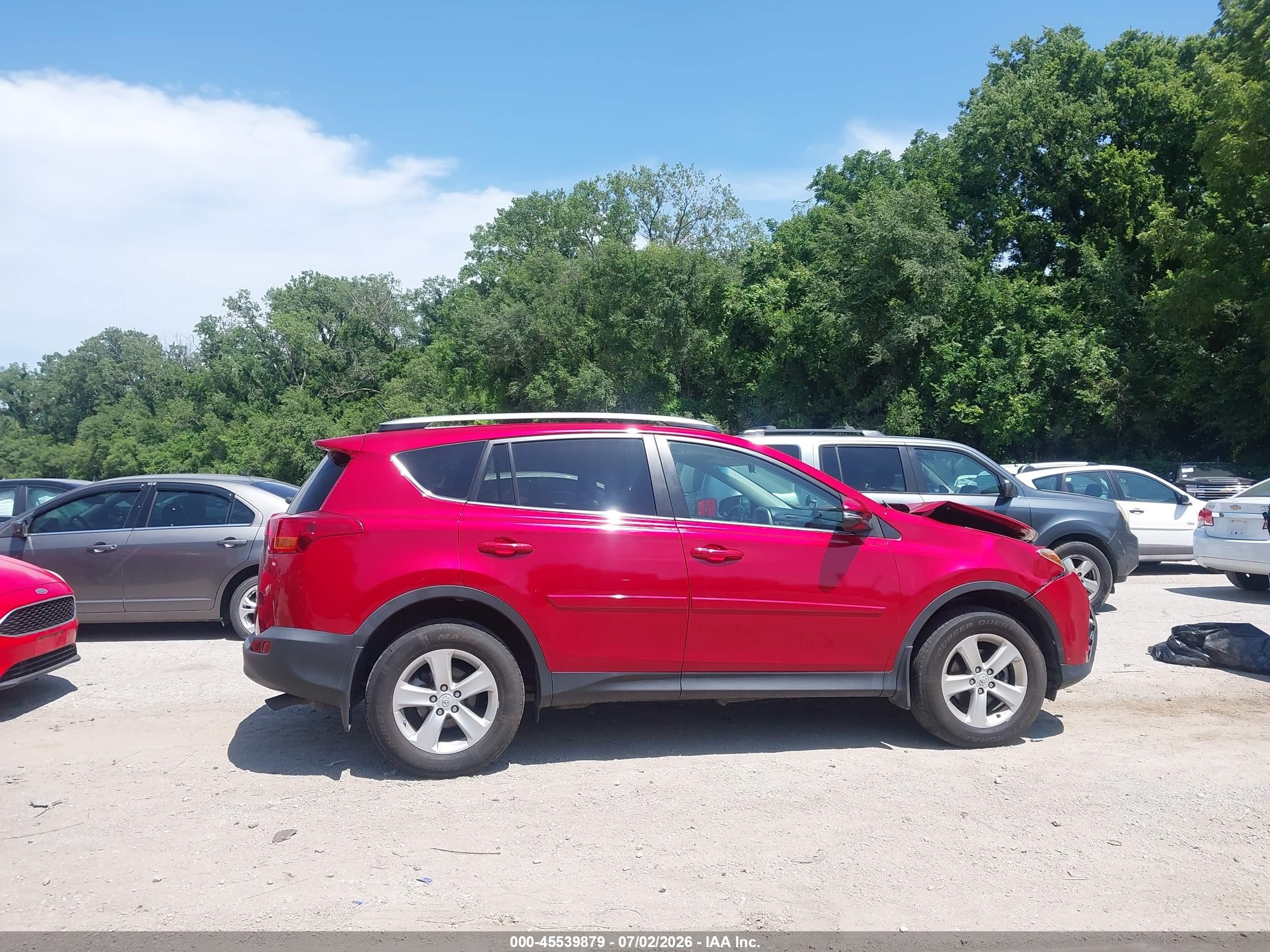 2013 Toyota Rav4 Xle Red vin: 2T3RFREV2DW121757