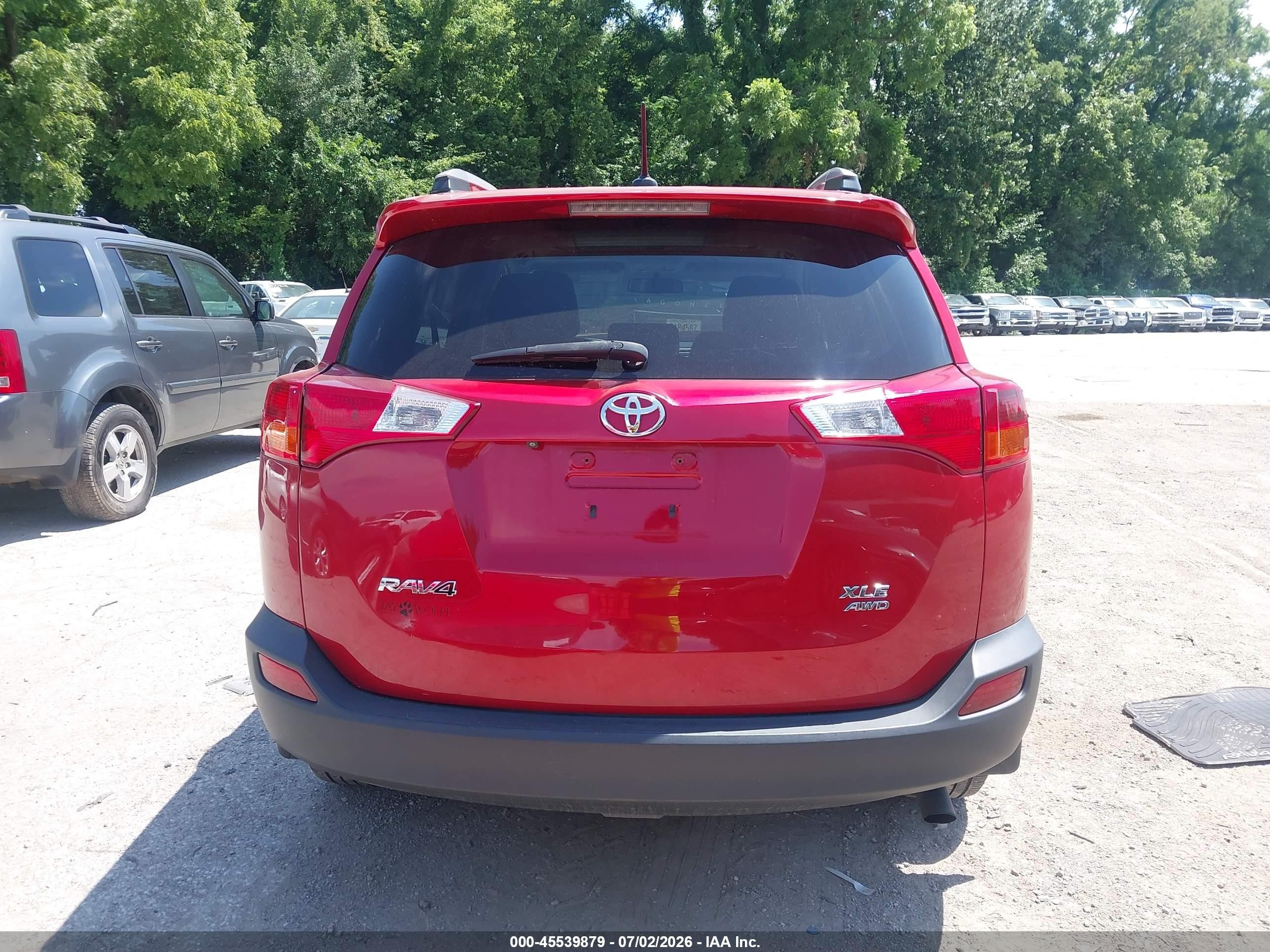 2013 Toyota Rav4 Xle Red vin: 2T3RFREV2DW121757