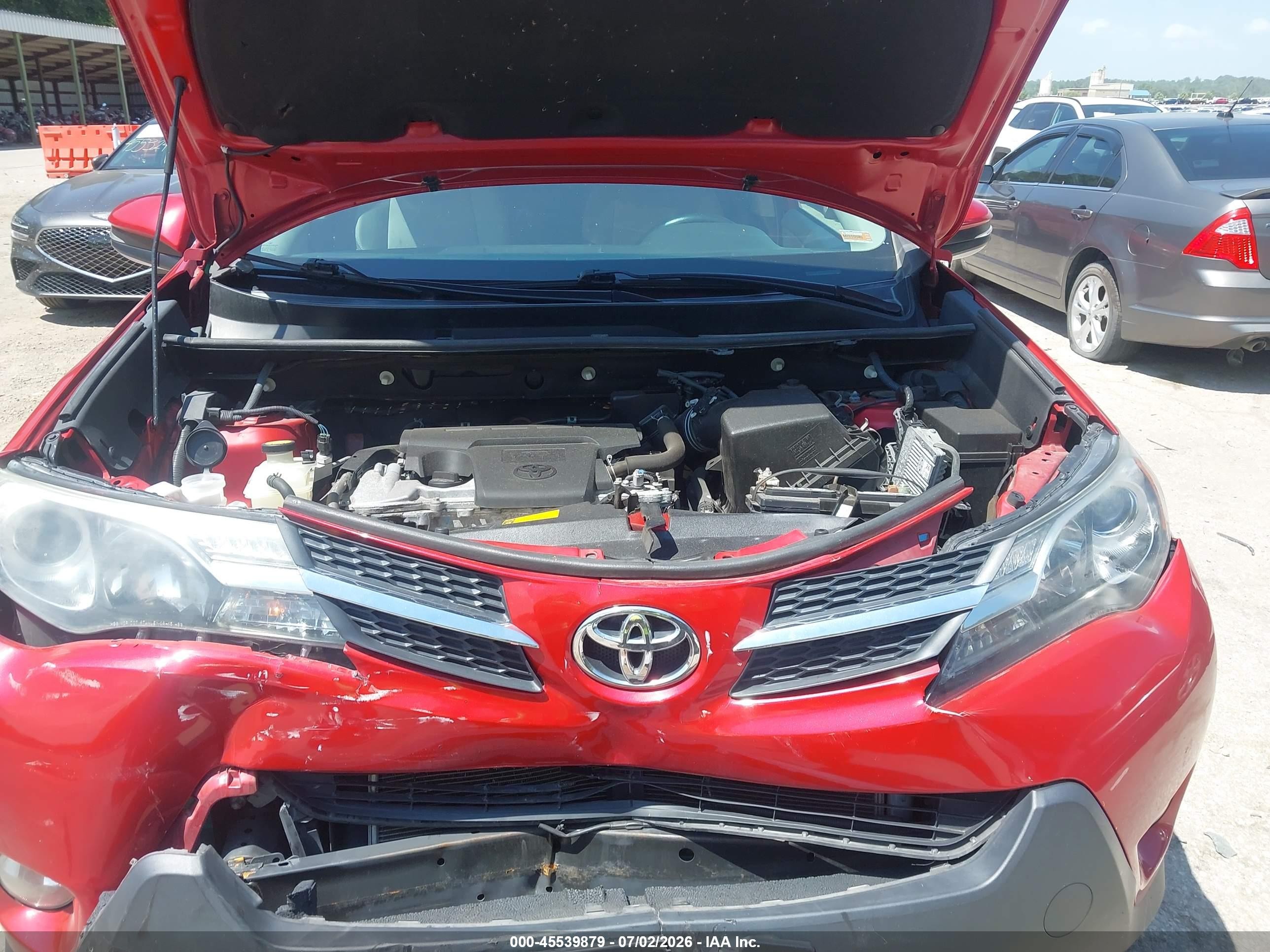 2013 Toyota Rav4 Xle Red vin: 2T3RFREV2DW121757