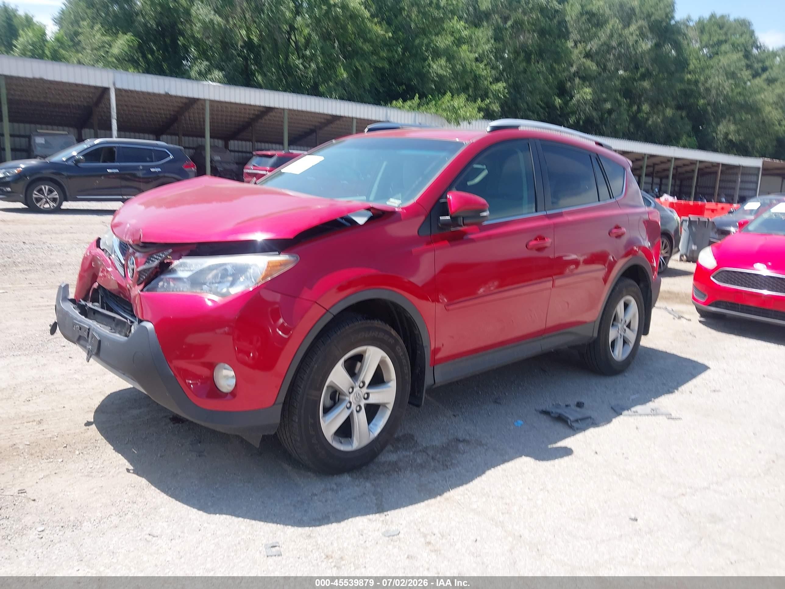 2013 Toyota Rav4 Xle Red vin: 2T3RFREV2DW121757