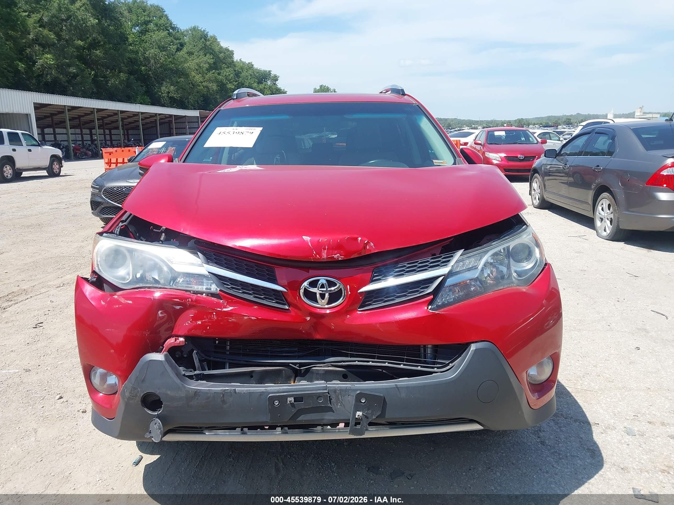 2013 Toyota Rav4 Xle Red vin: 2T3RFREV2DW121757