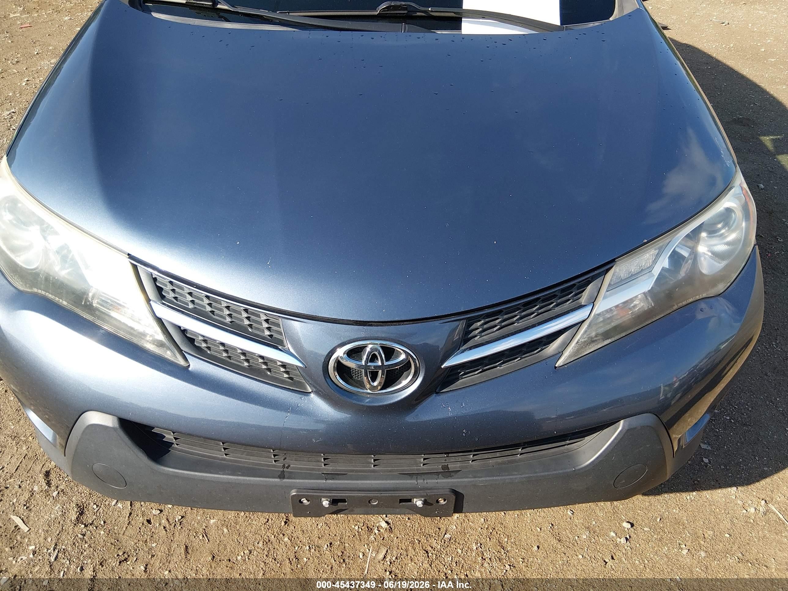 2013 Toyota Rav4 Xle Blue vin: 2T3RFREV2DW123329
