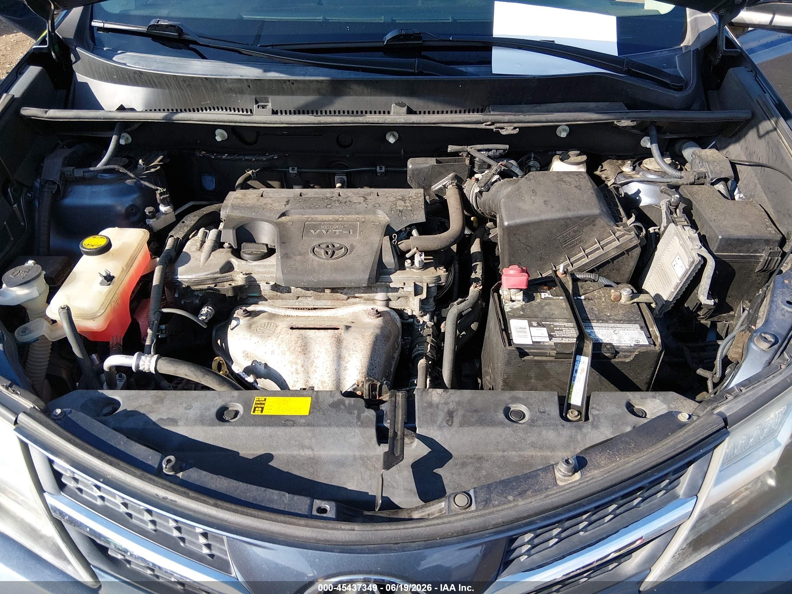 2013 Toyota Rav4 Xle Blue vin: 2T3RFREV2DW123329