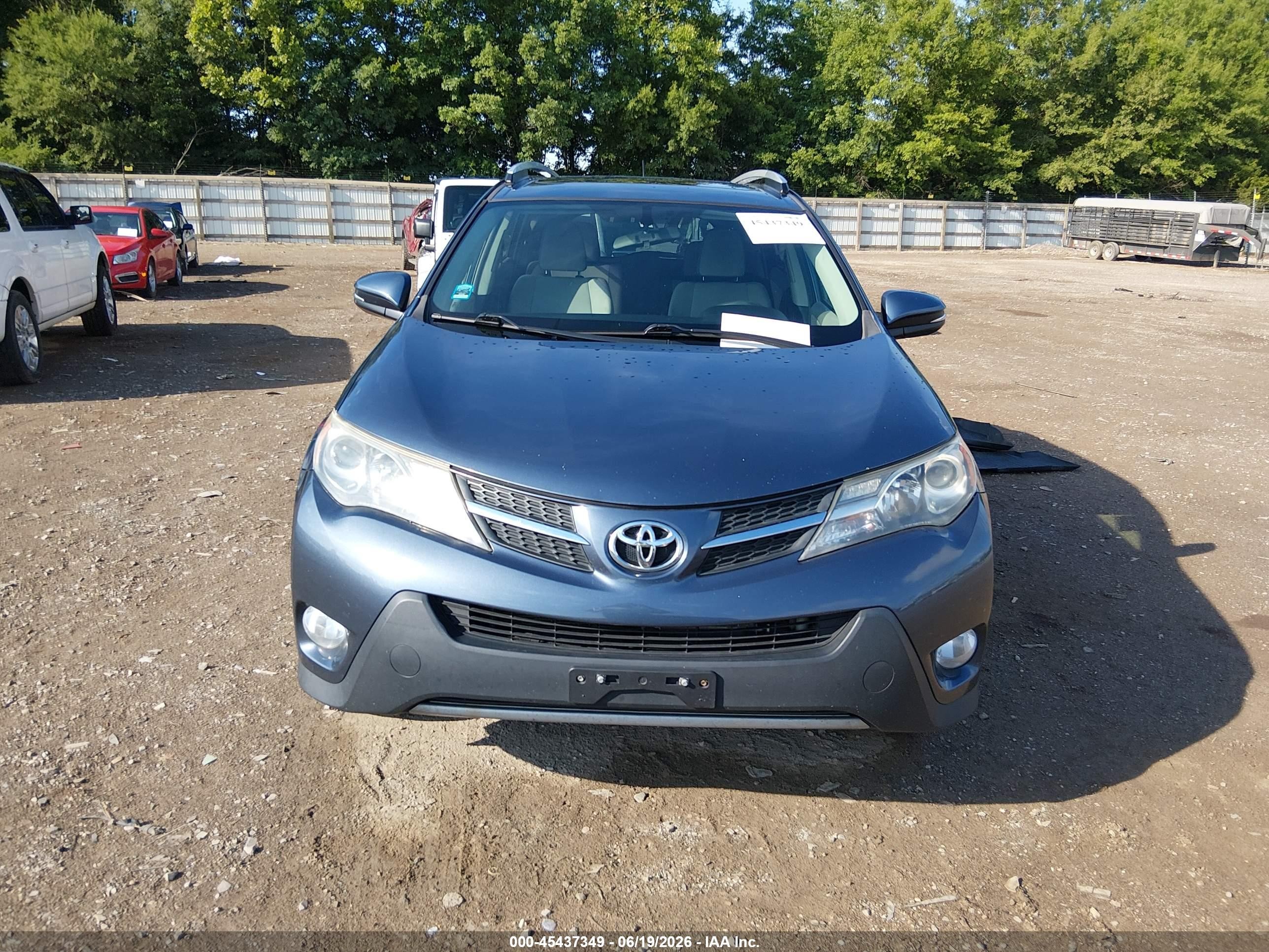 2013 Toyota Rav4 Xle Blue vin: 2T3RFREV2DW123329