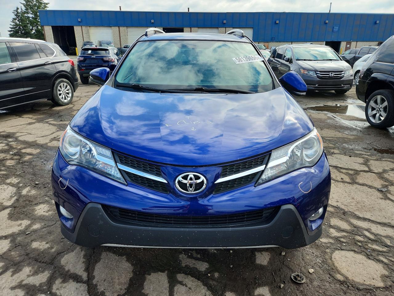 2014 Toyota Rav4 Xle Blue vin: 2T3RFREV2EW129200