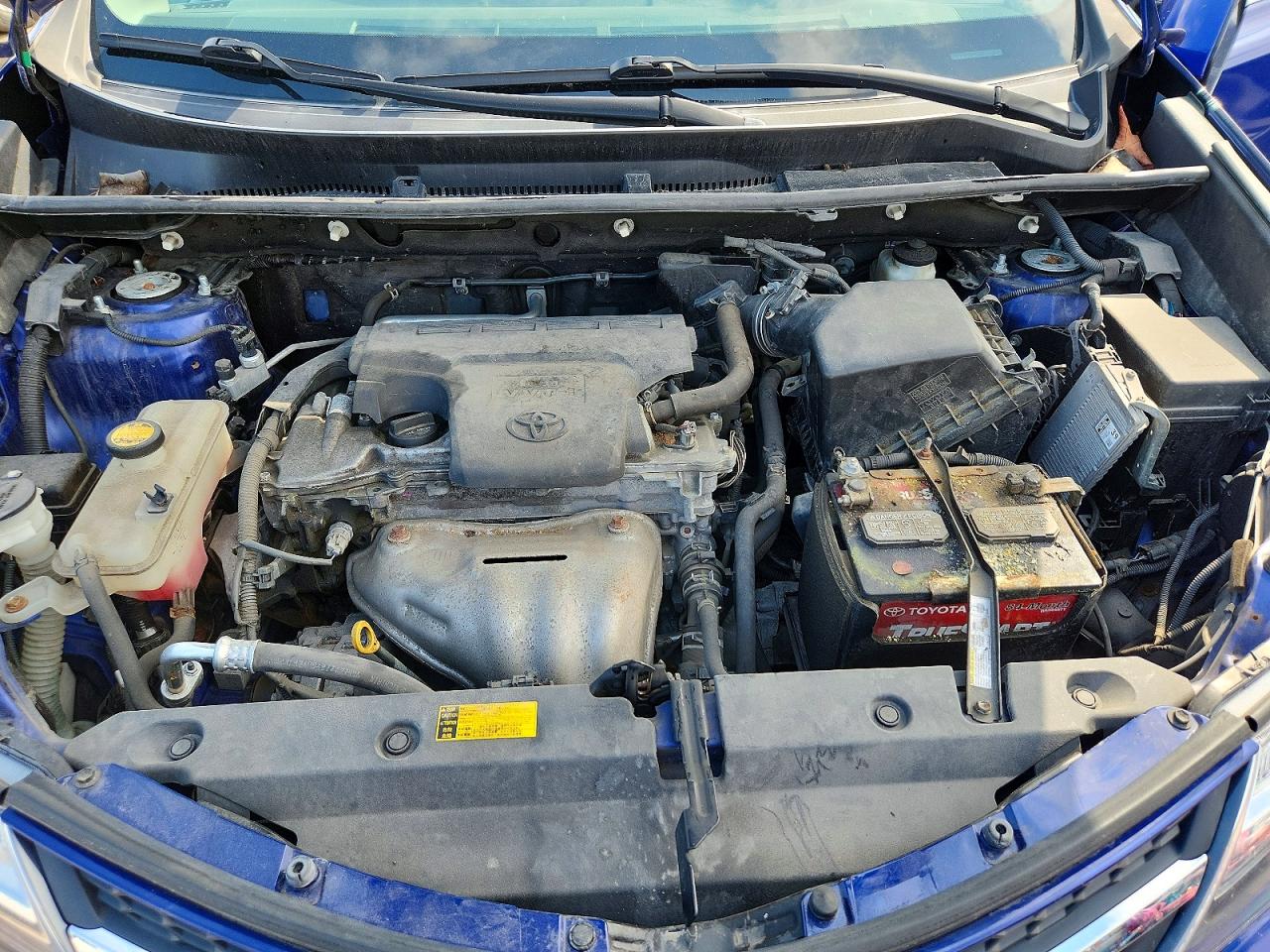 2014 Toyota Rav4 Xle Blue vin: 2T3RFREV2EW129200