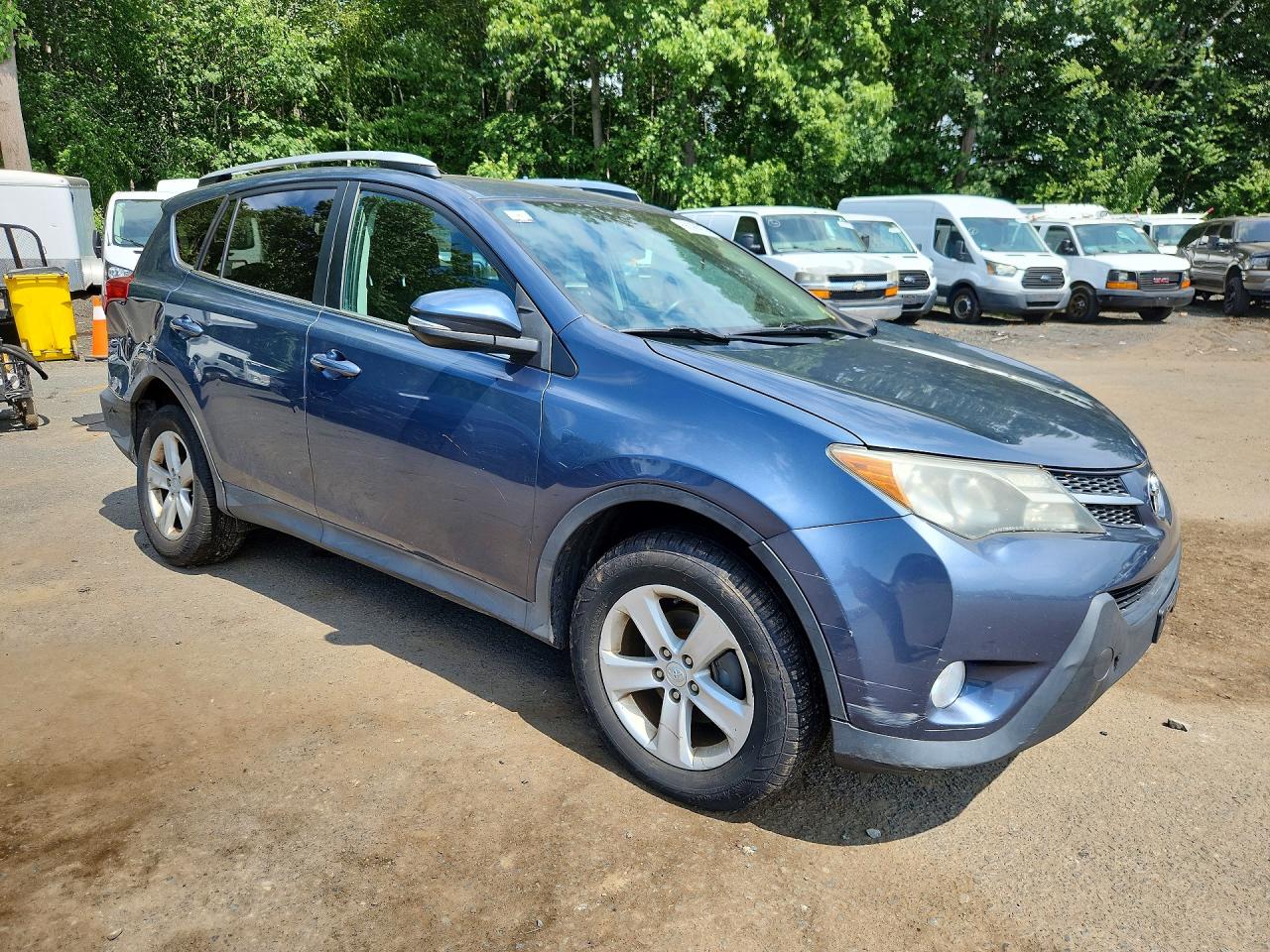 2014 Toyota Rav4 Xle Blue vin: 2T3RFREV2EW151682
