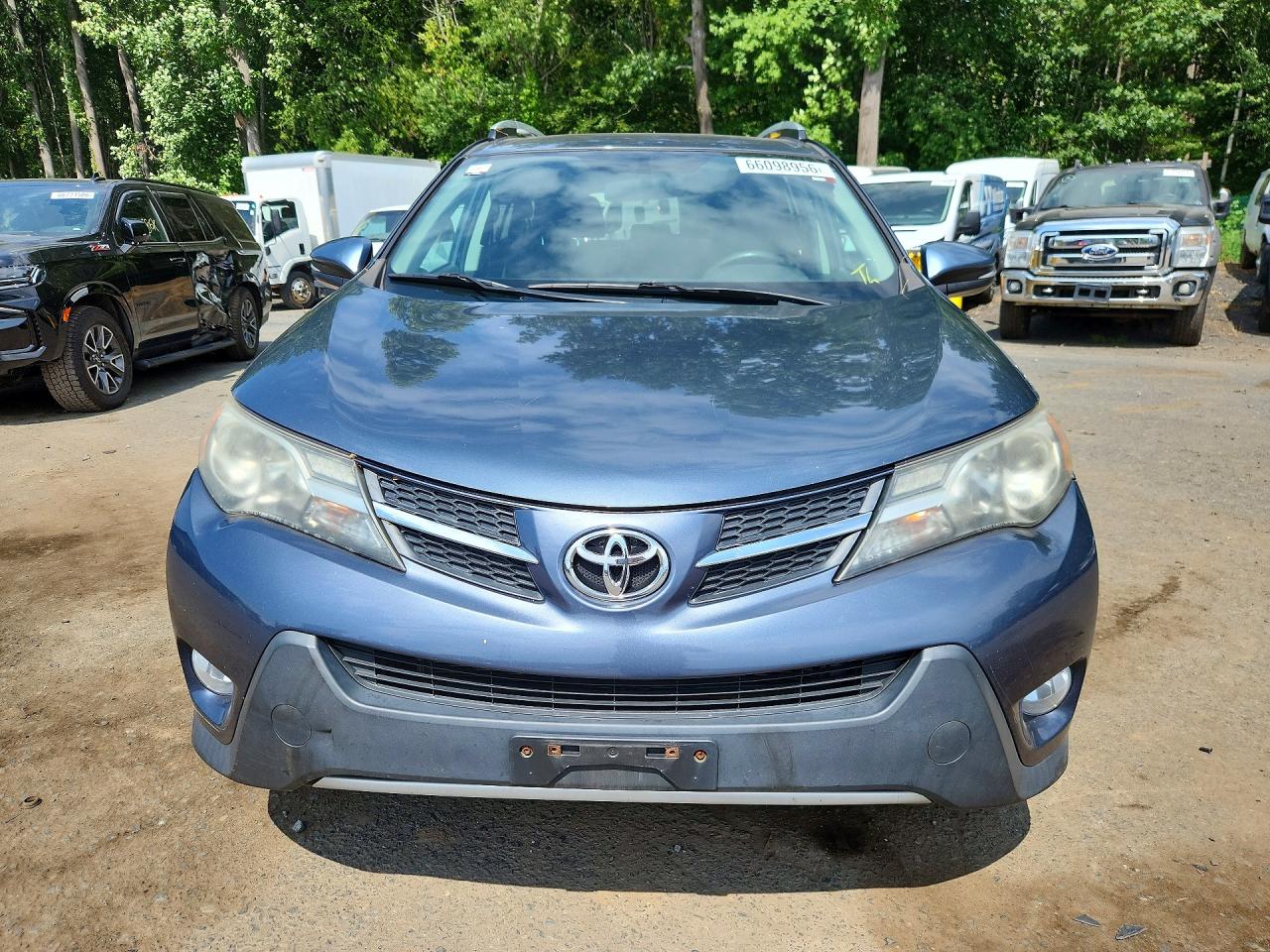 2014 Toyota Rav4 Xle Blue vin: 2T3RFREV2EW151682