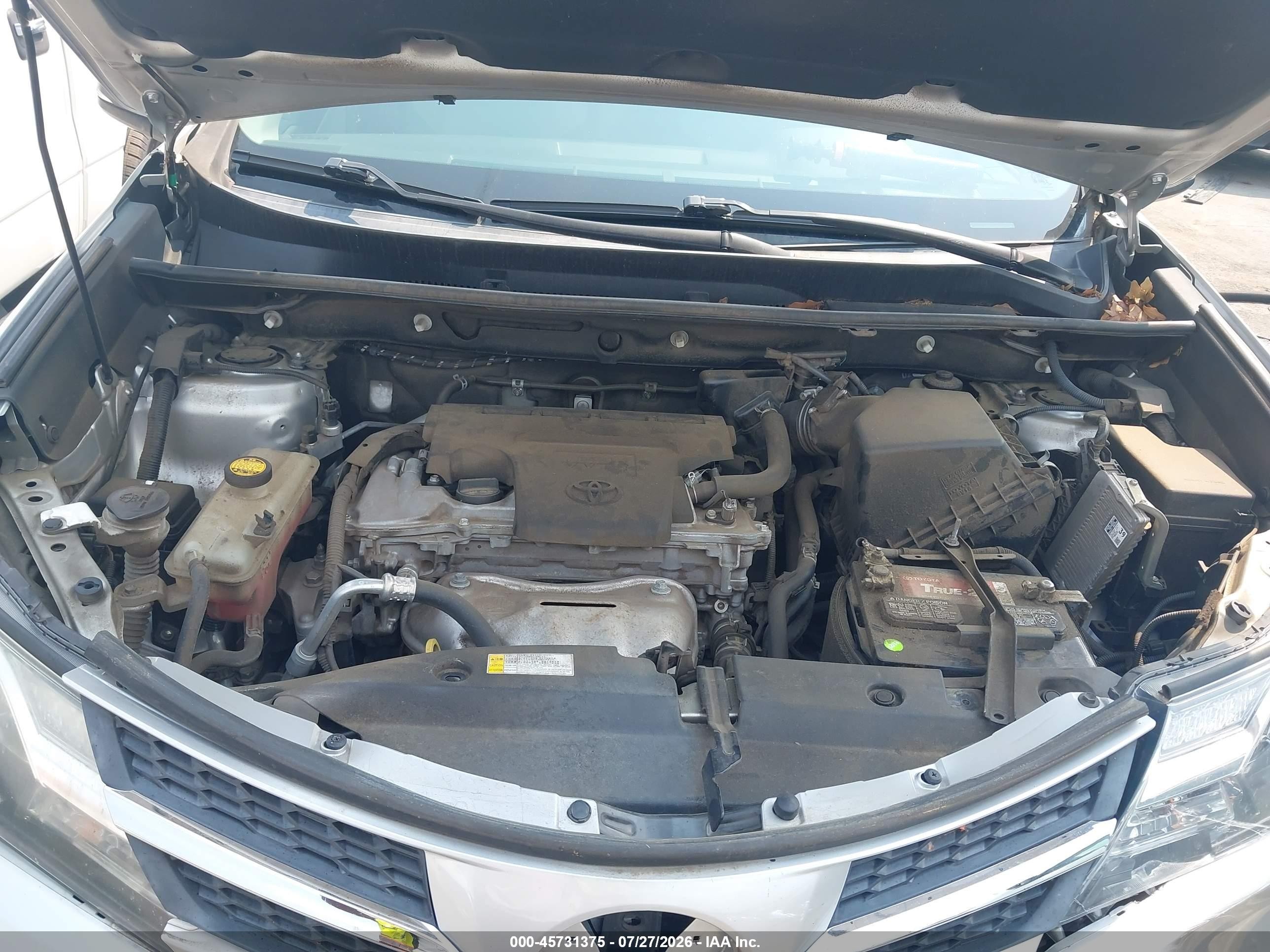 2014 Toyota Rav4 Xle Silver vin: 2T3RFREV2EW158678