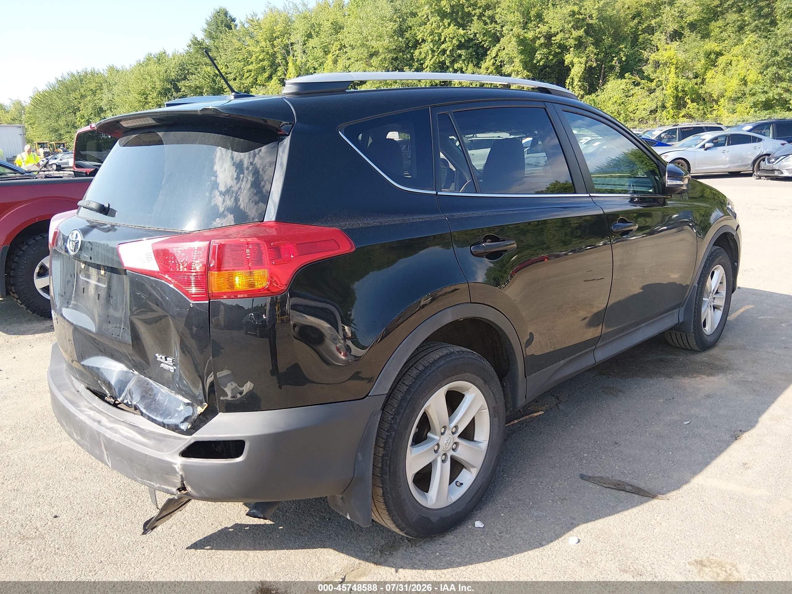 2014 Toyota Rav4 Xle Black vin: 2T3RFREV2EW169244