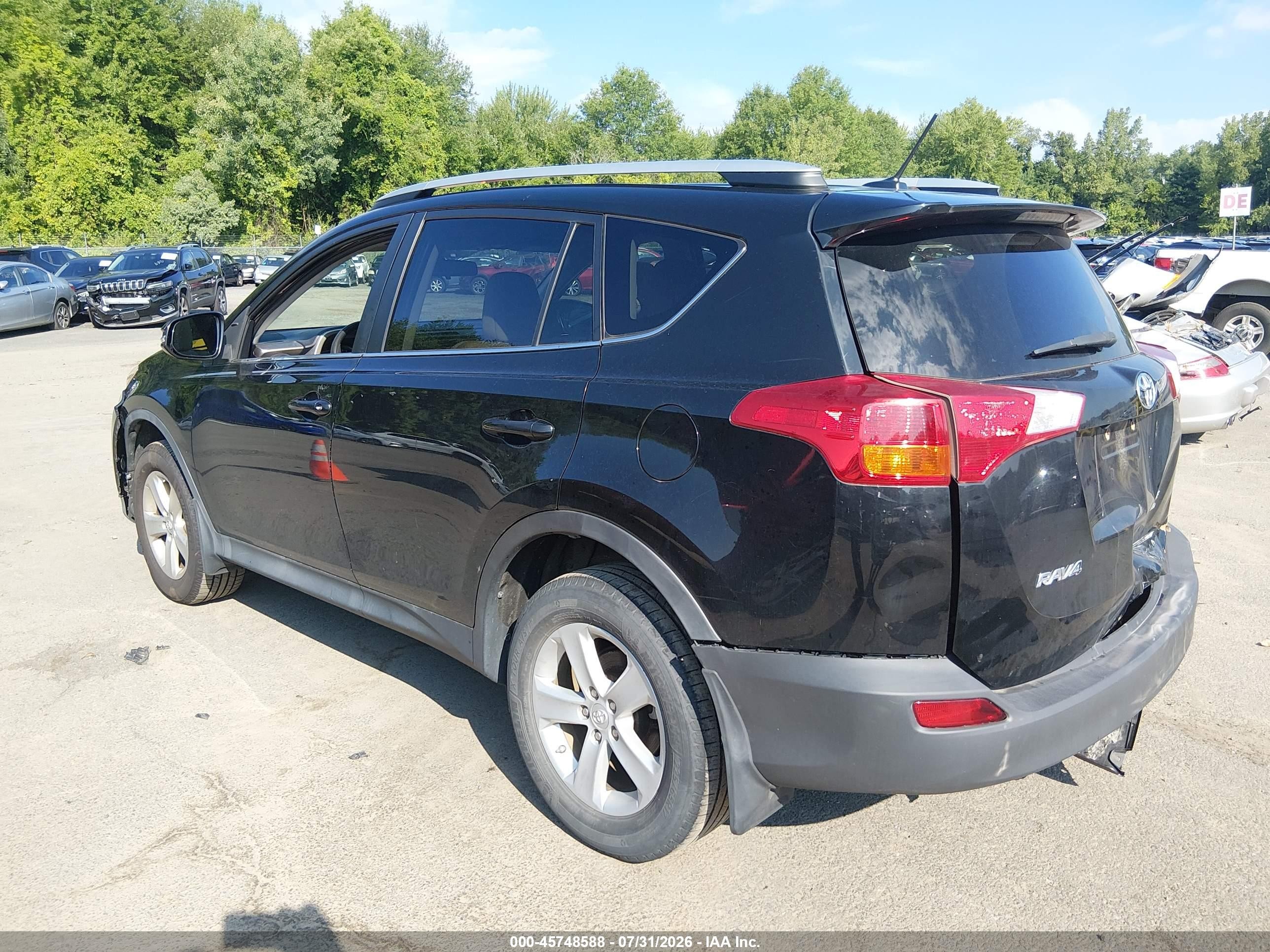 2014 Toyota Rav4 Xle Black vin: 2T3RFREV2EW169244