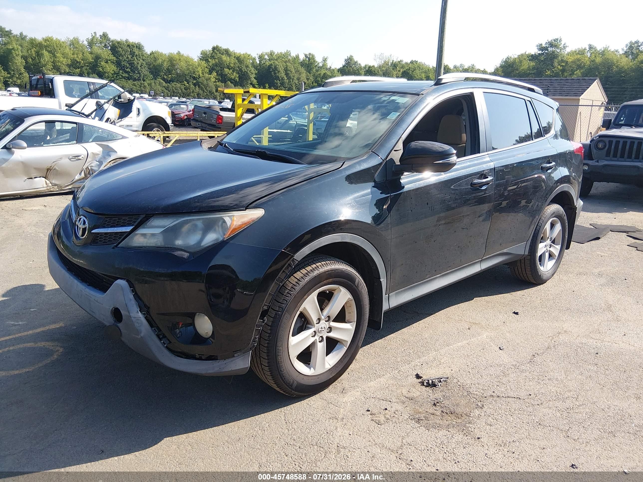 2014 Toyota Rav4 Xle Black vin: 2T3RFREV2EW169244