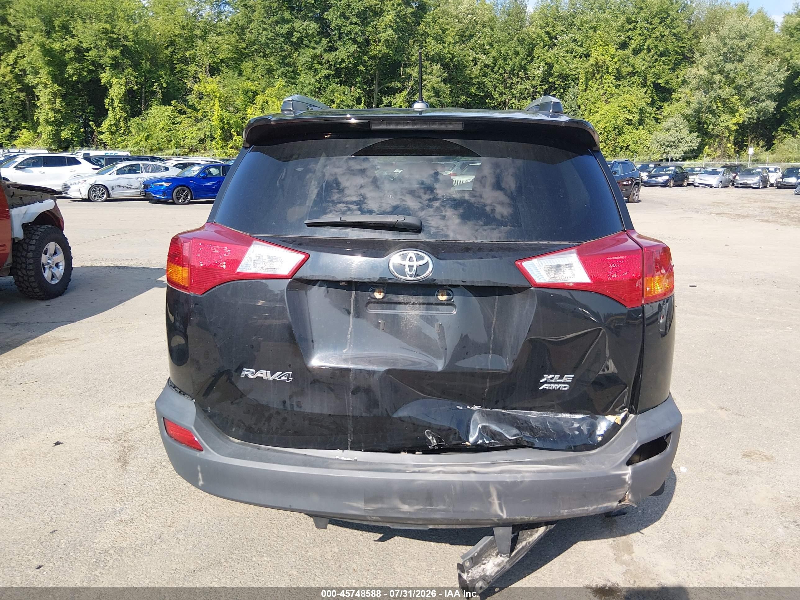 2014 Toyota Rav4 Xle Black vin: 2T3RFREV2EW169244