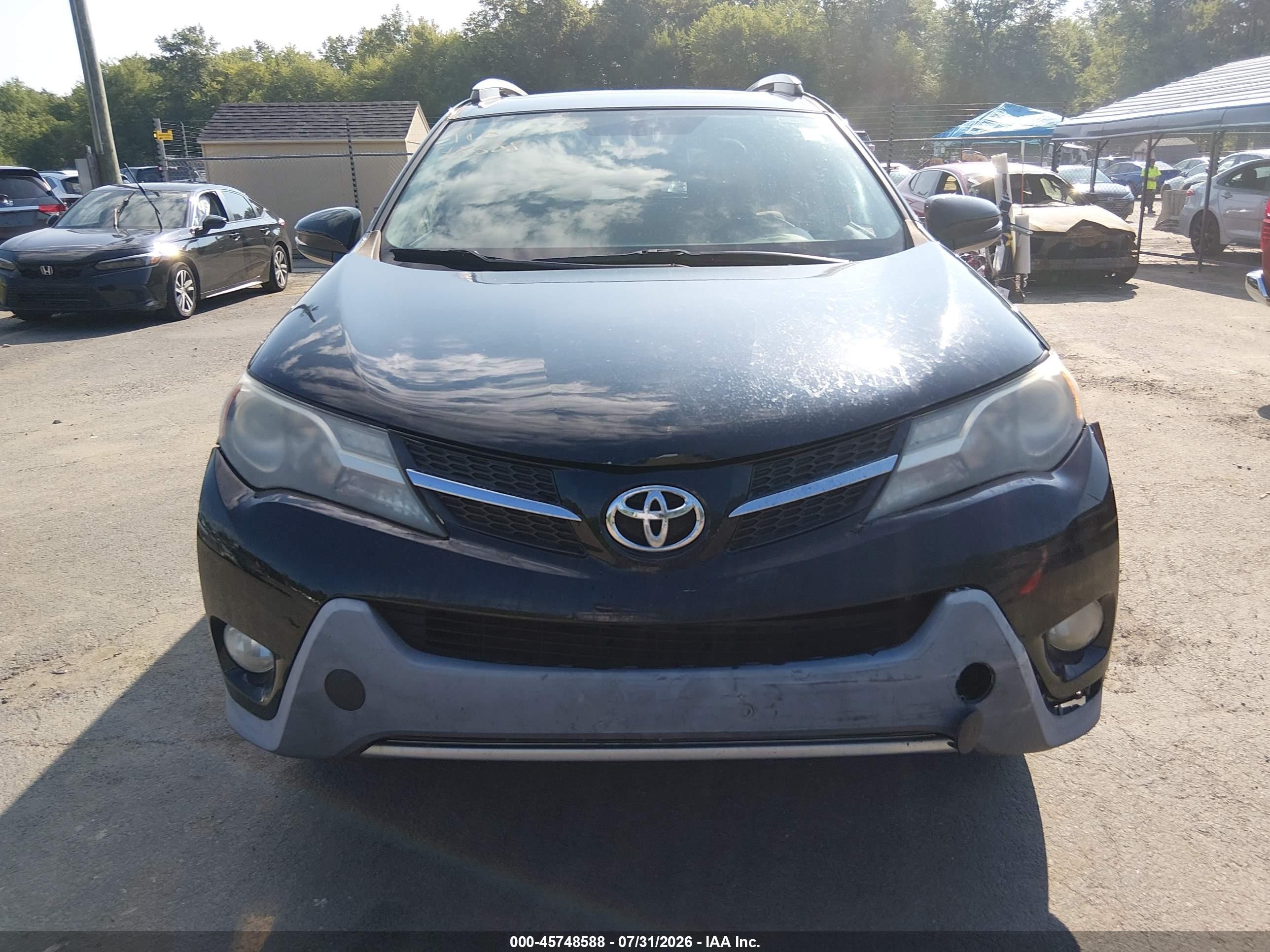 2014 Toyota Rav4 Xle Black vin: 2T3RFREV2EW169244