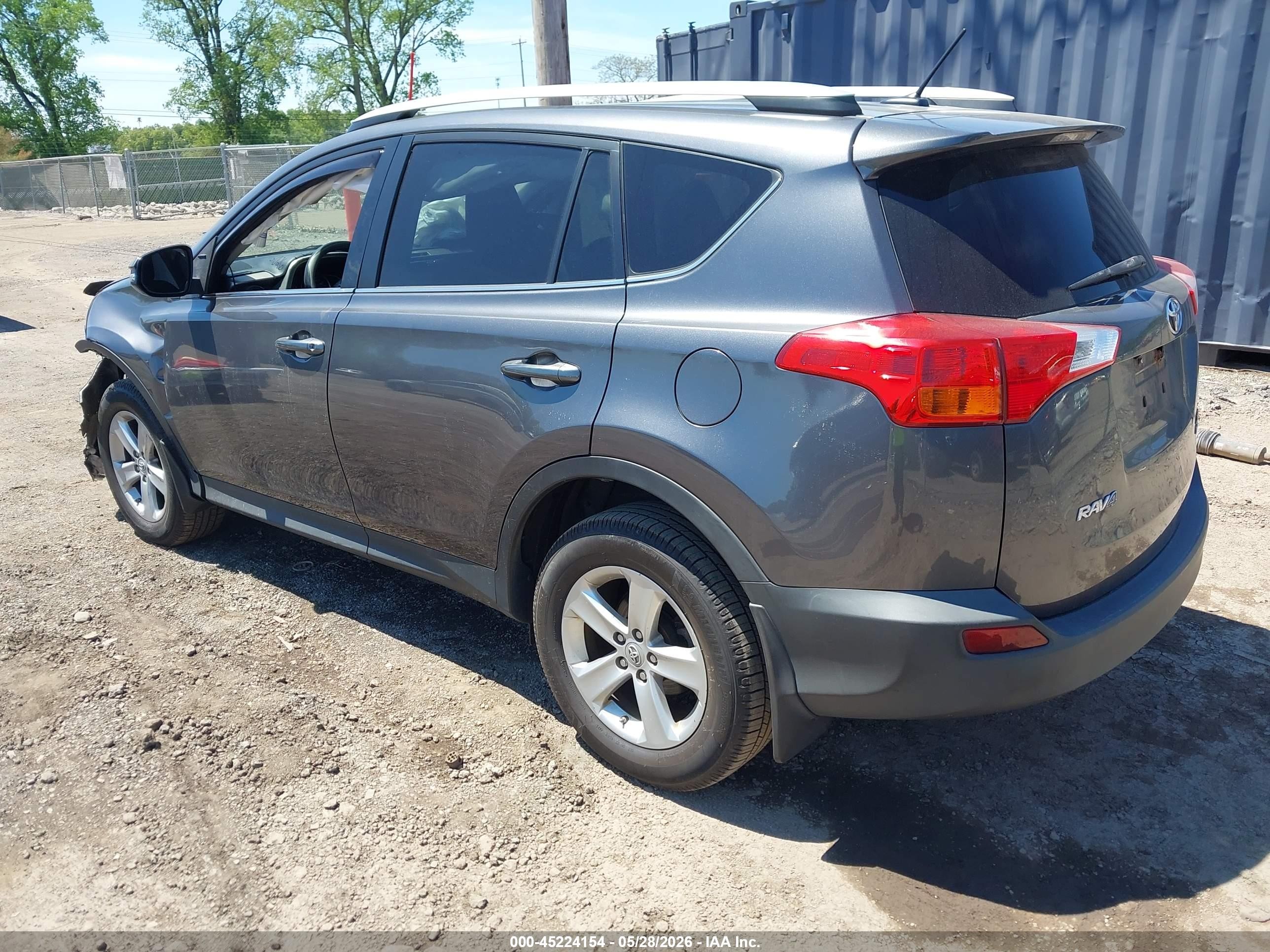 2014 Toyota Rav4 Xle Gray vin: 2T3RFREV2EW169910