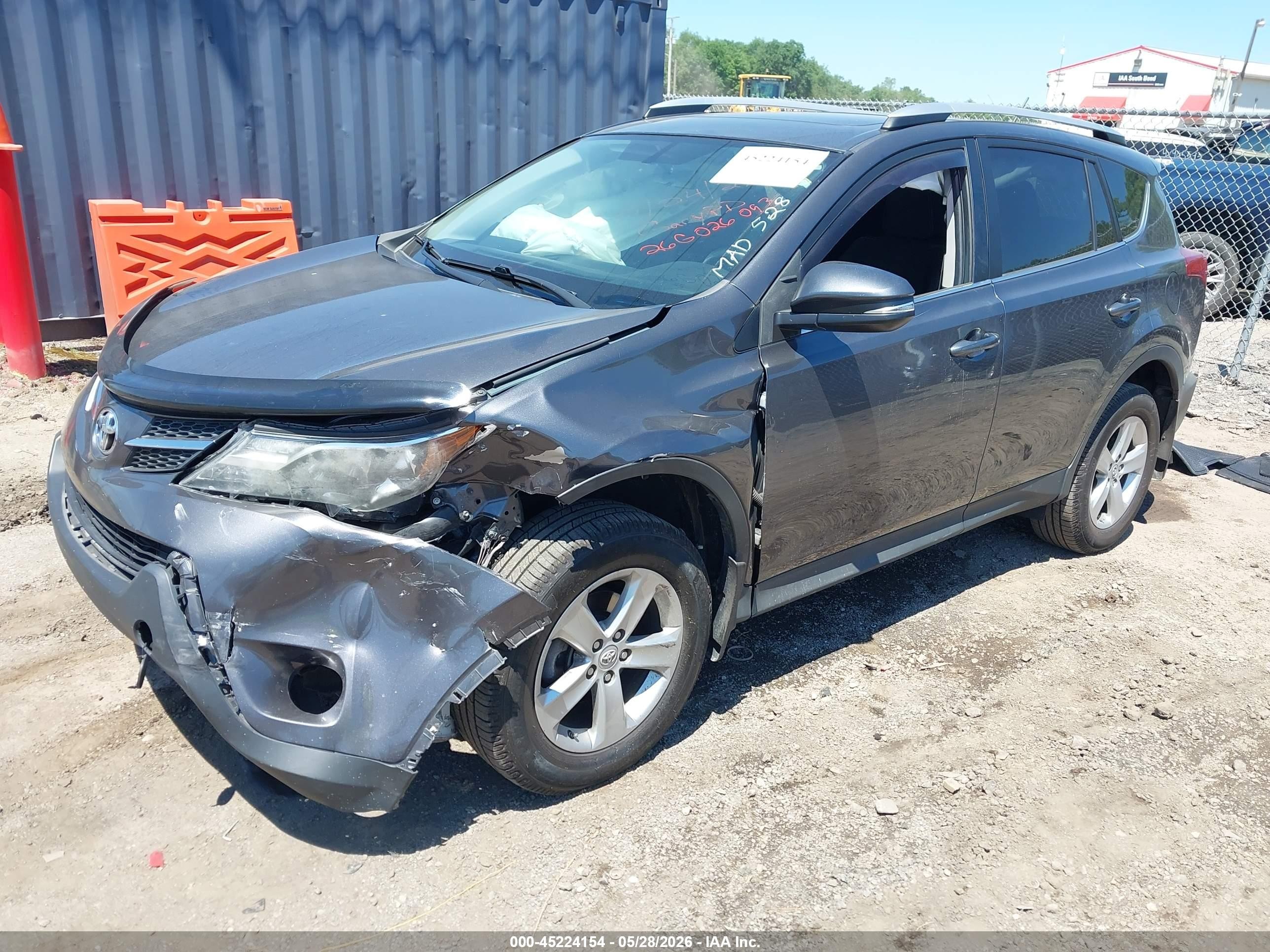 2014 Toyota Rav4 Xle Gray vin: 2T3RFREV2EW169910