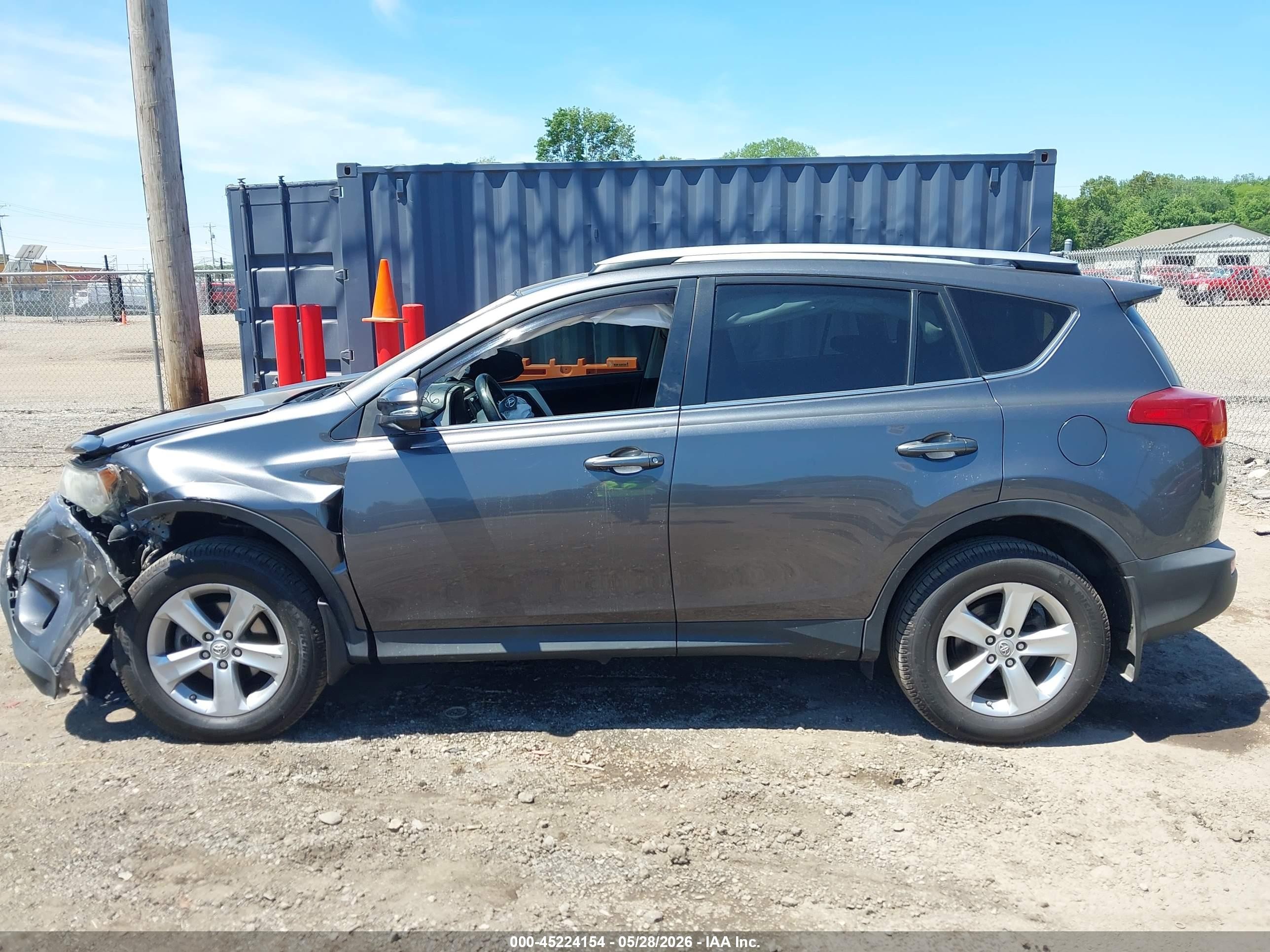 2014 Toyota Rav4 Xle Gray vin: 2T3RFREV2EW169910