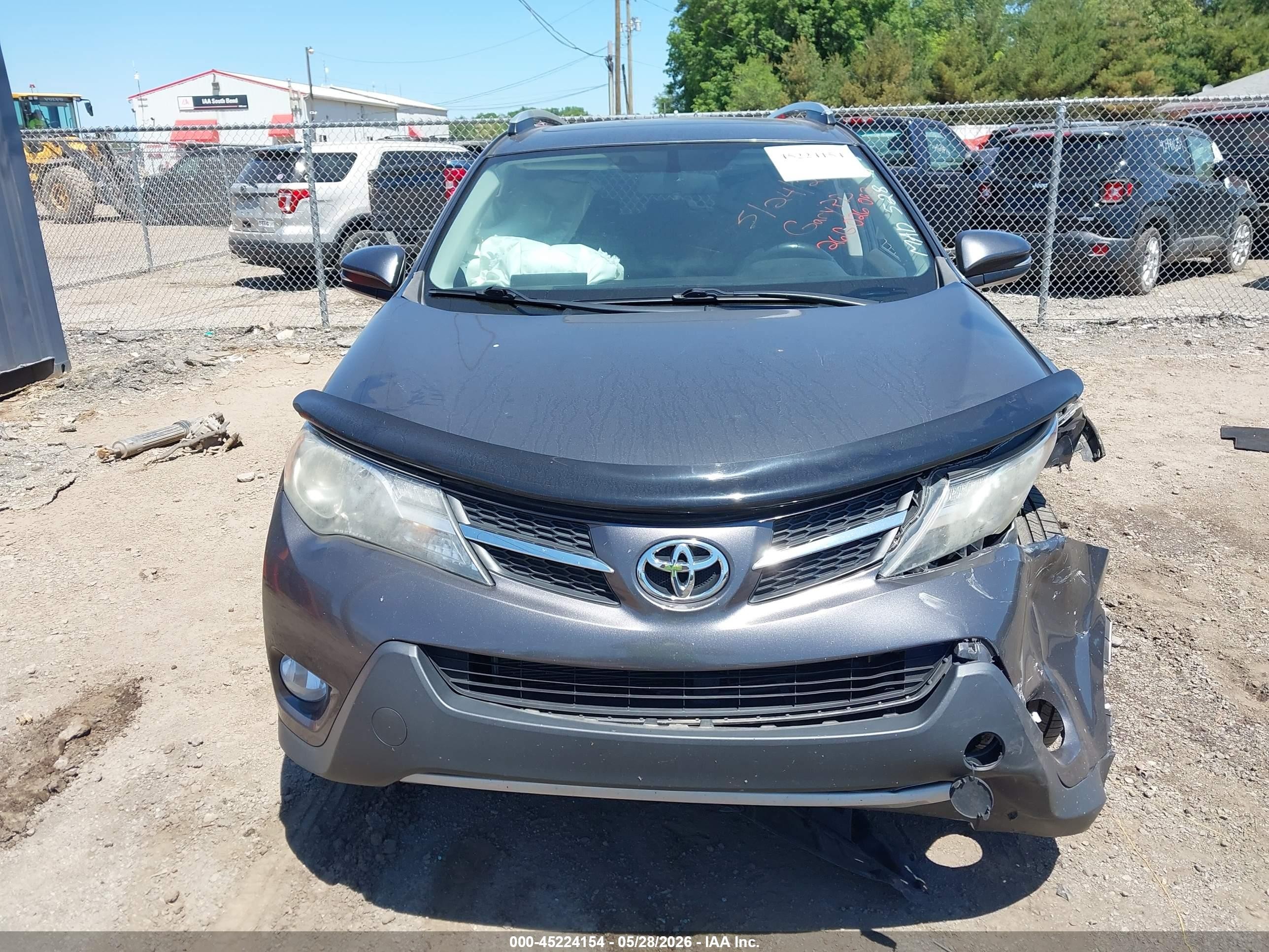 2014 Toyota Rav4 Xle Gray vin: 2T3RFREV2EW169910