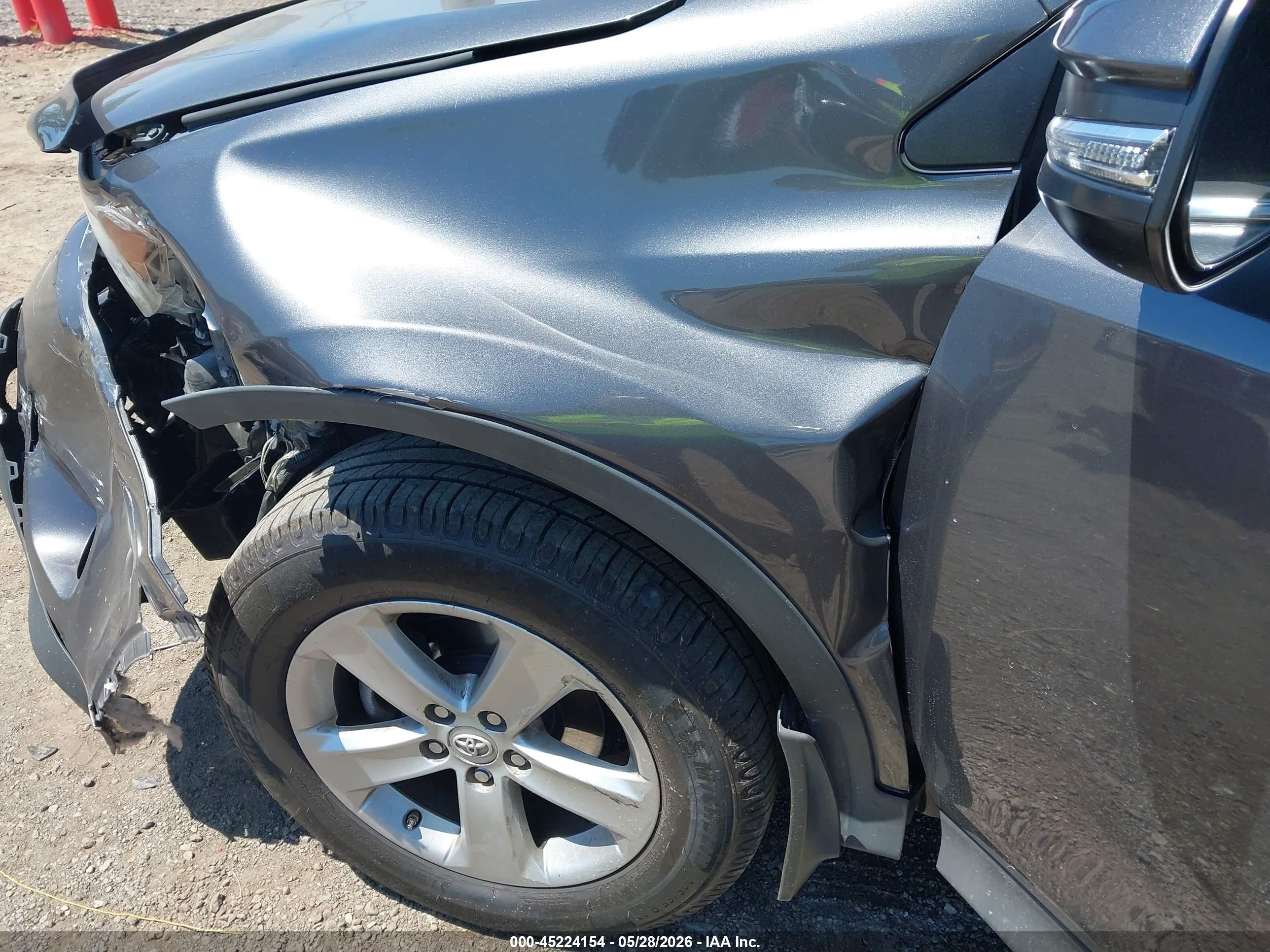 2014 Toyota Rav4 Xle Gray vin: 2T3RFREV2EW169910