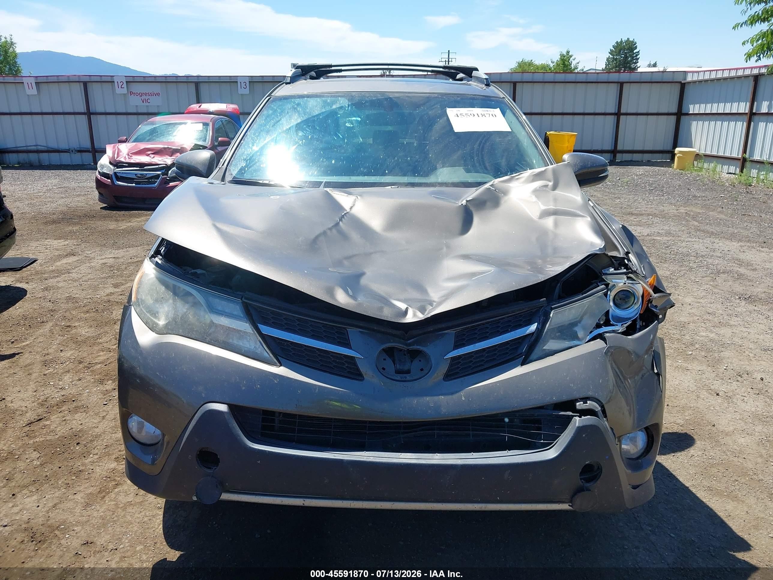2014 Toyota Rav4 Xle Dark Brown vin: 2T3RFREV2EW170930