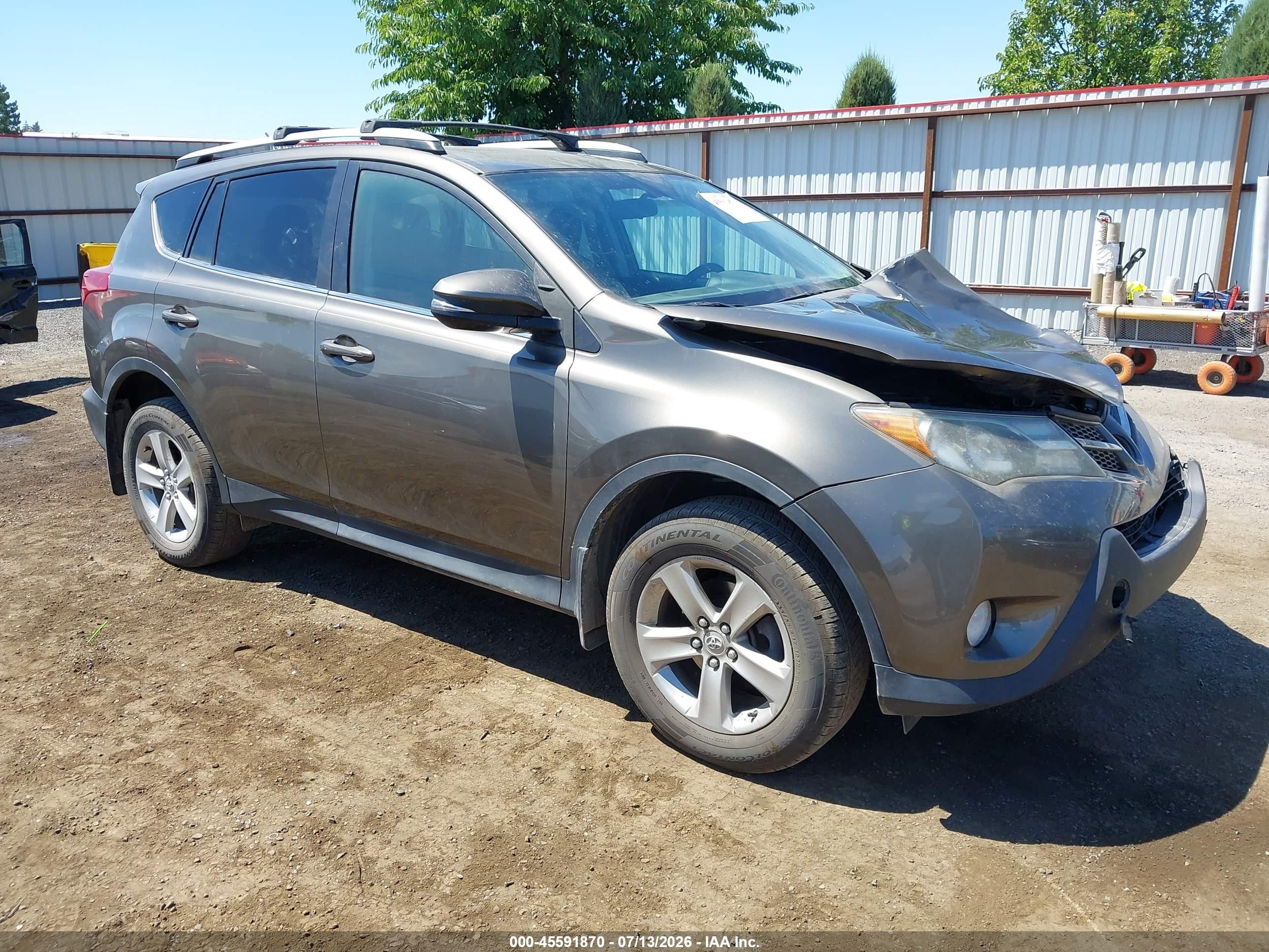 2014 Toyota Rav4 Xle Dark Brown vin: 2T3RFREV2EW170930