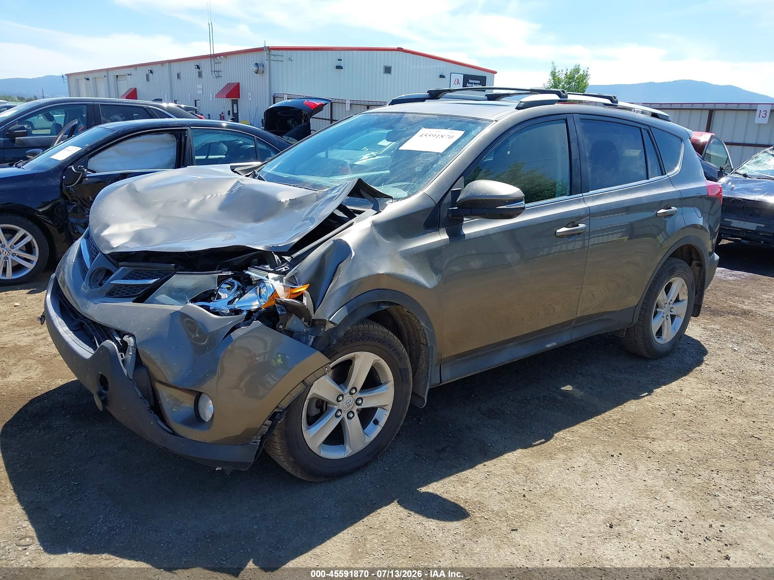 2014 Toyota Rav4 Xle Dark Brown vin: 2T3RFREV2EW170930