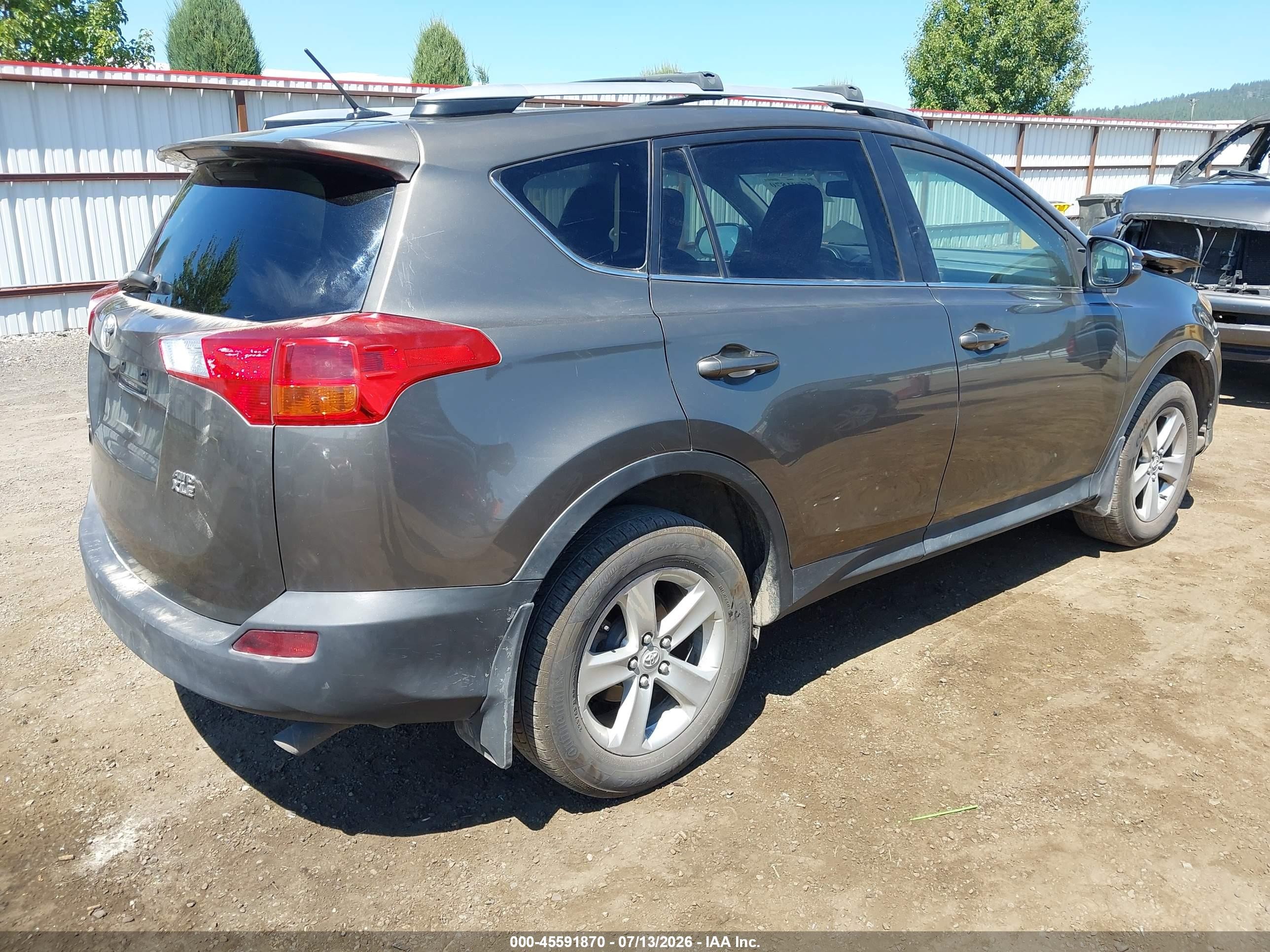 2014 Toyota Rav4 Xle Dark Brown vin: 2T3RFREV2EW170930
