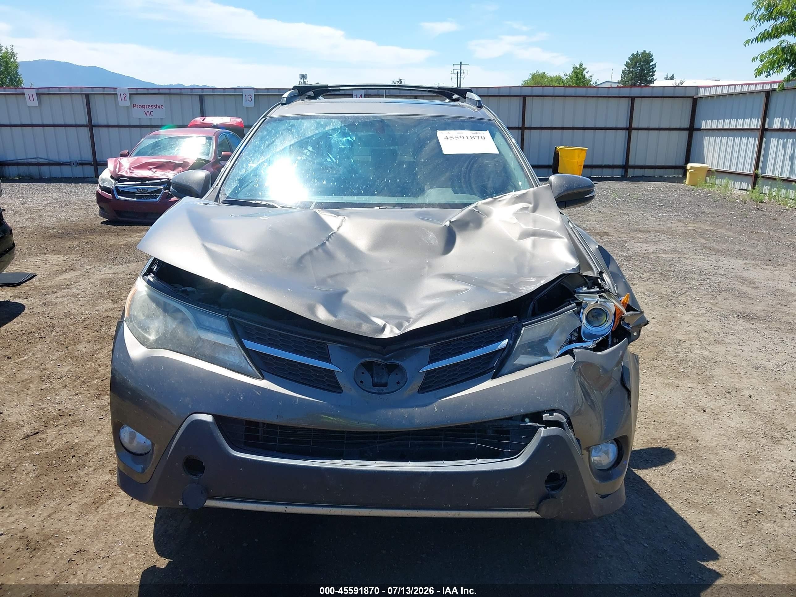 2014 Toyota Rav4 Xle Dark Brown vin: 2T3RFREV2EW170930