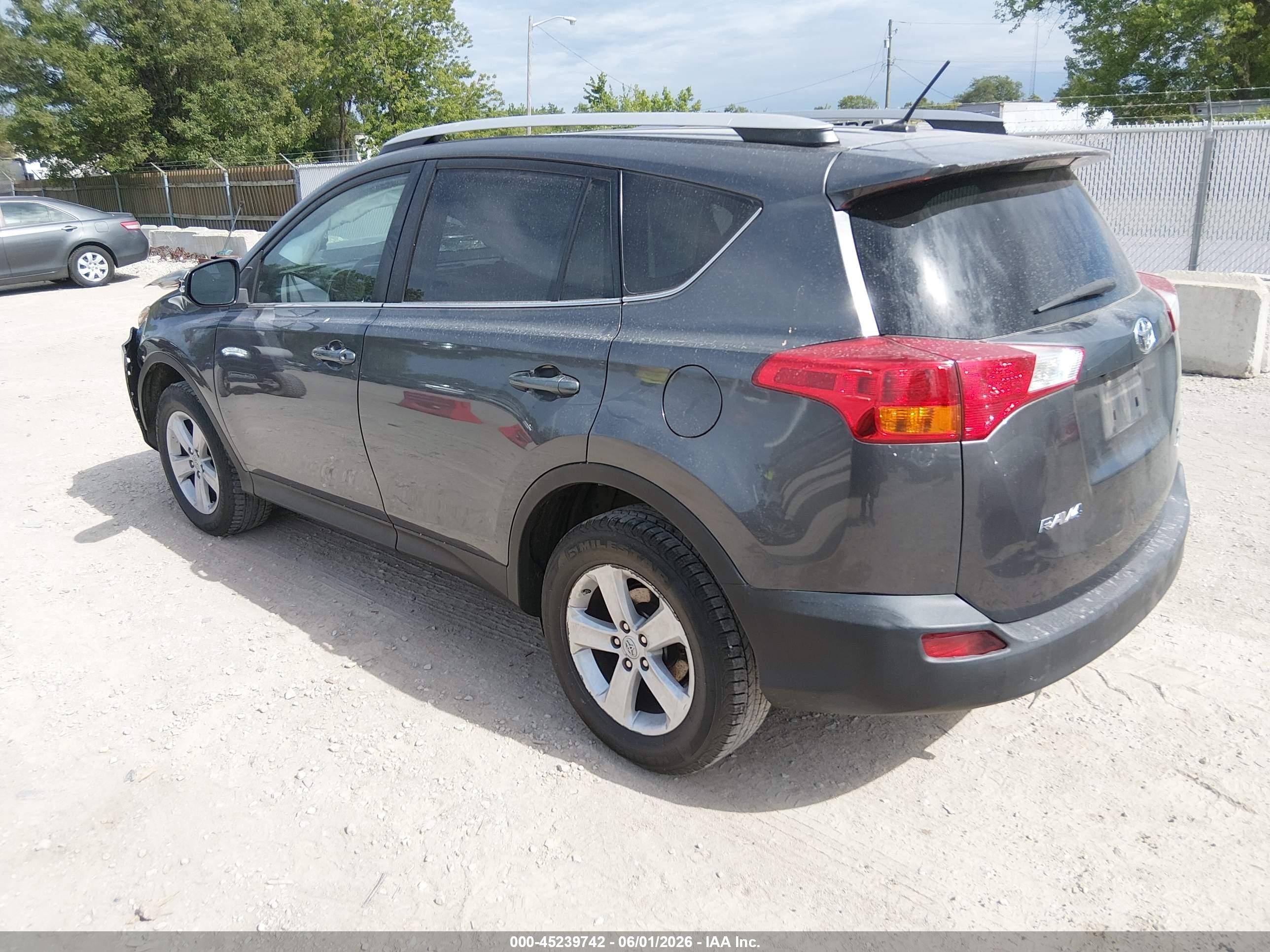 2014 Toyota Rav4 Xle Gray vin: 2T3RFREV2EW173732