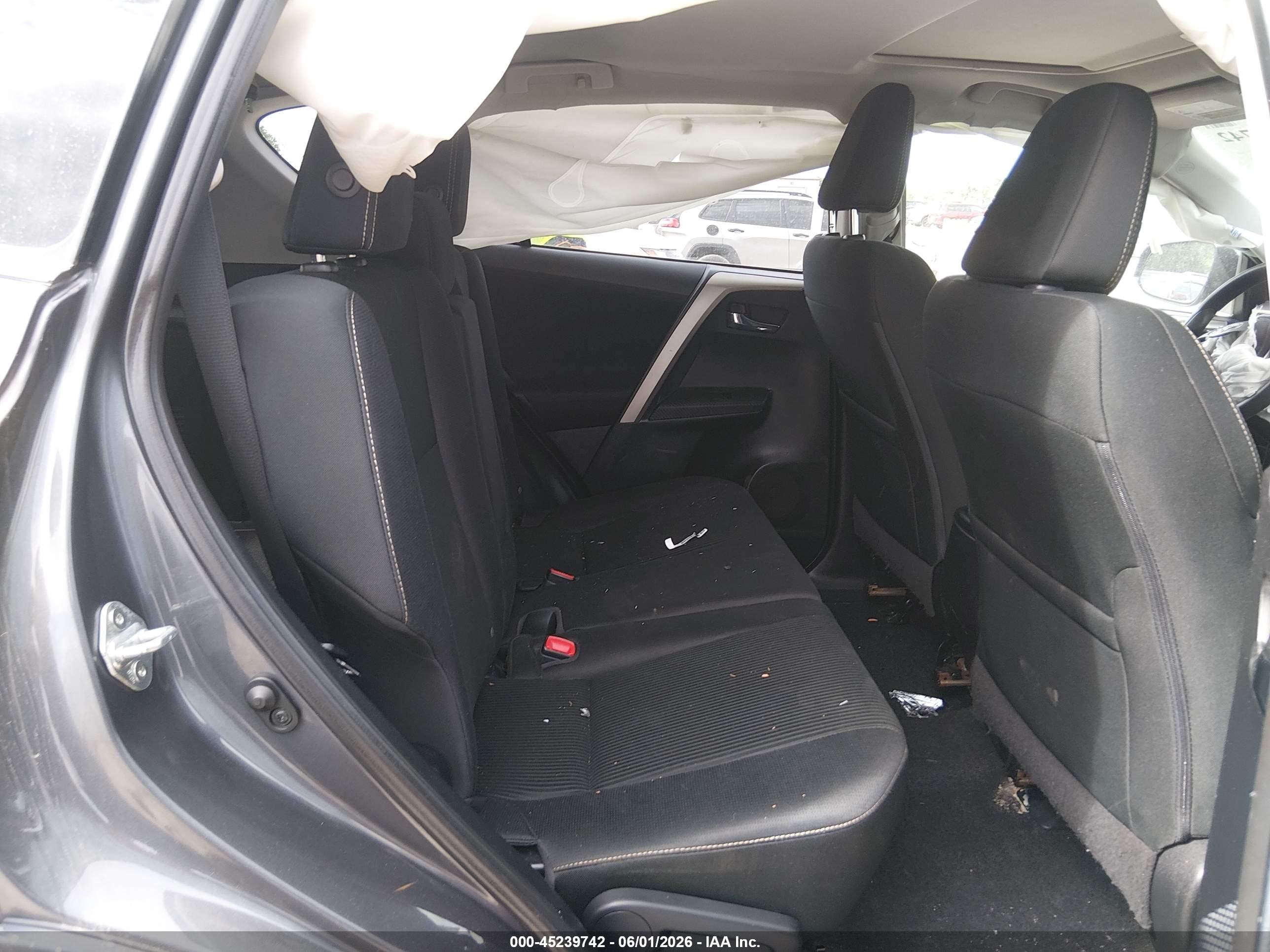 2014 Toyota Rav4 Xle Gray vin: 2T3RFREV2EW173732