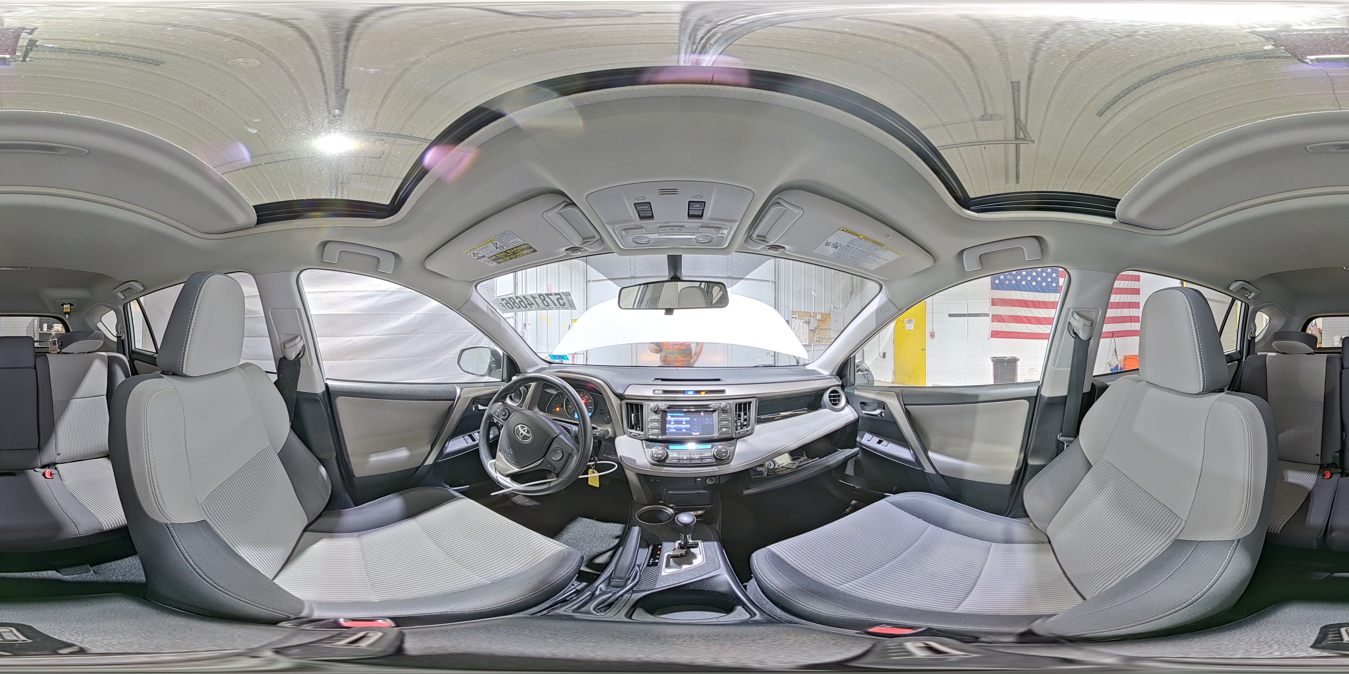 2014 Toyota Rav4 Xle White vin: 2T3RFREV2EW182902