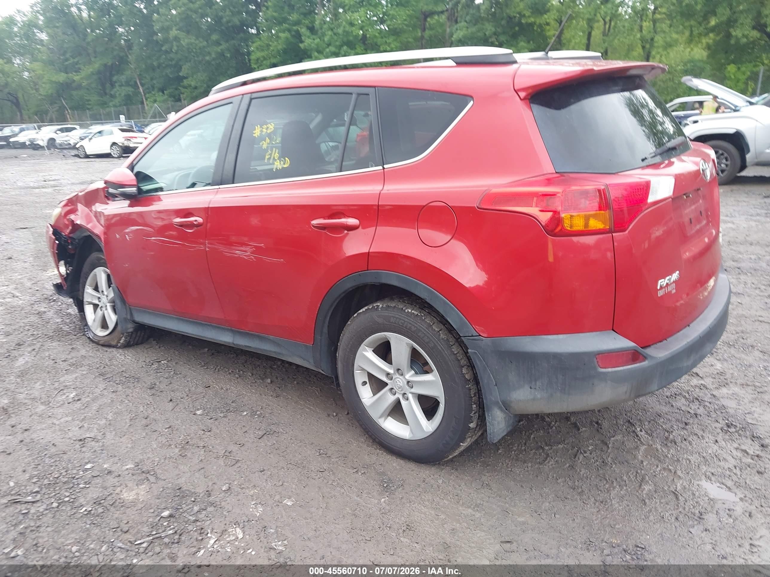 2014 Toyota Rav4 Xle Red vin: 2T3RFREV2EW191647